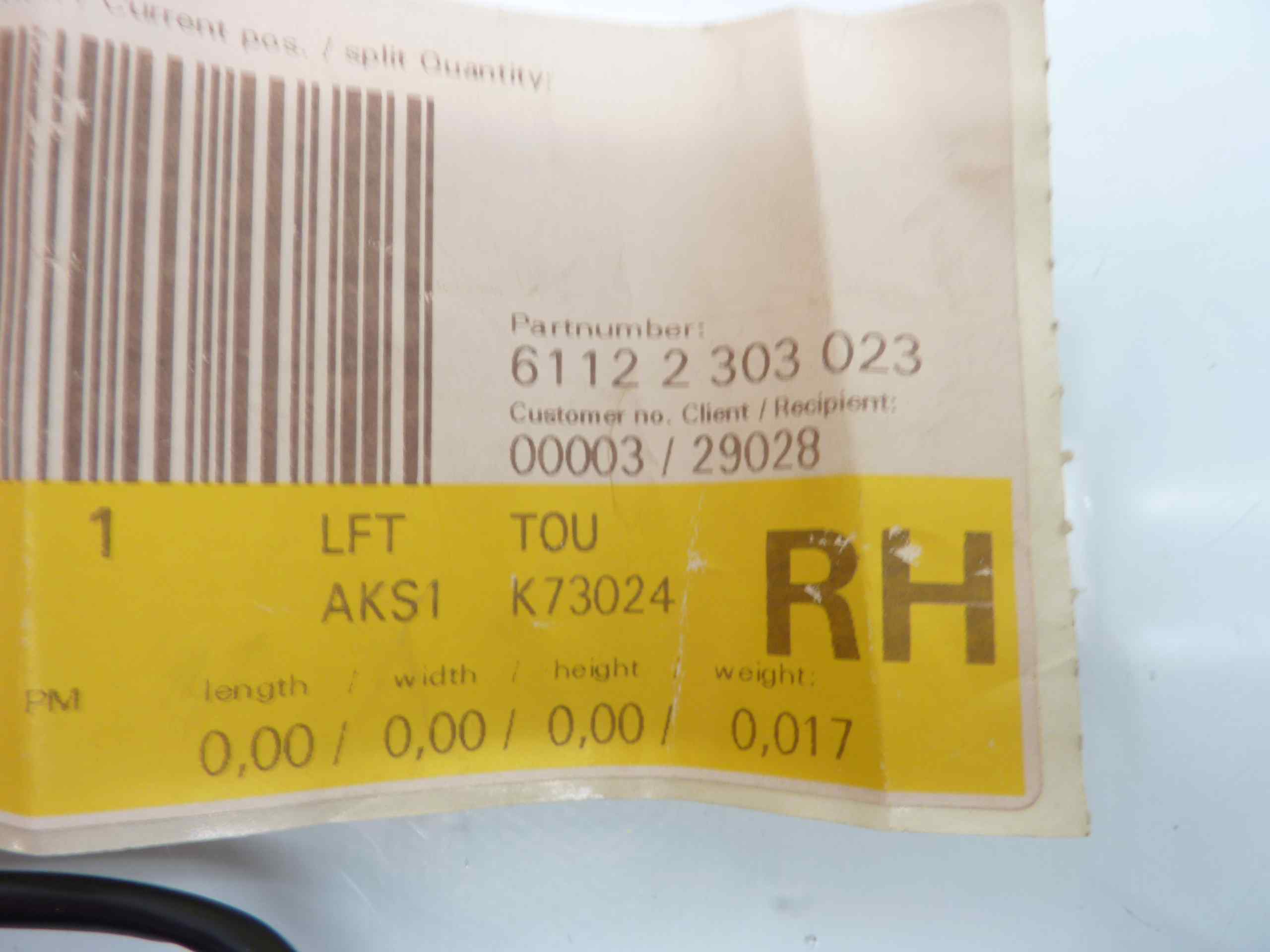 BMW R 65 80 RT cavo filo riscaldamento manopole 61122303023 - immagine 2
