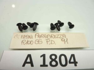 BMW R 100 GS 91 PARIS DAKAR gommini clips rivetti parabrezza