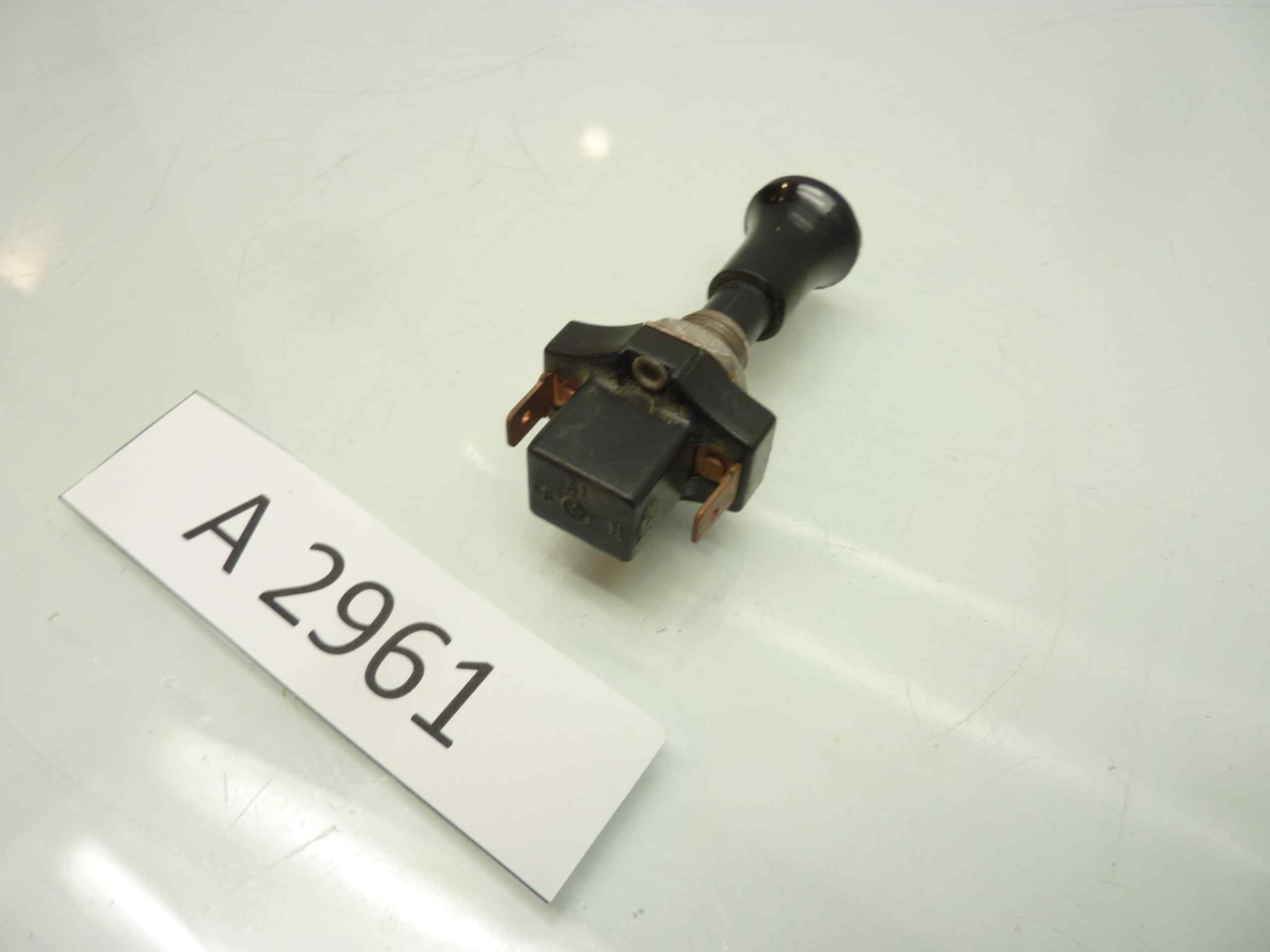 auto epoca pulsante cruscotto tiretto interruttore originale luce verde 3 linee - immagine 5