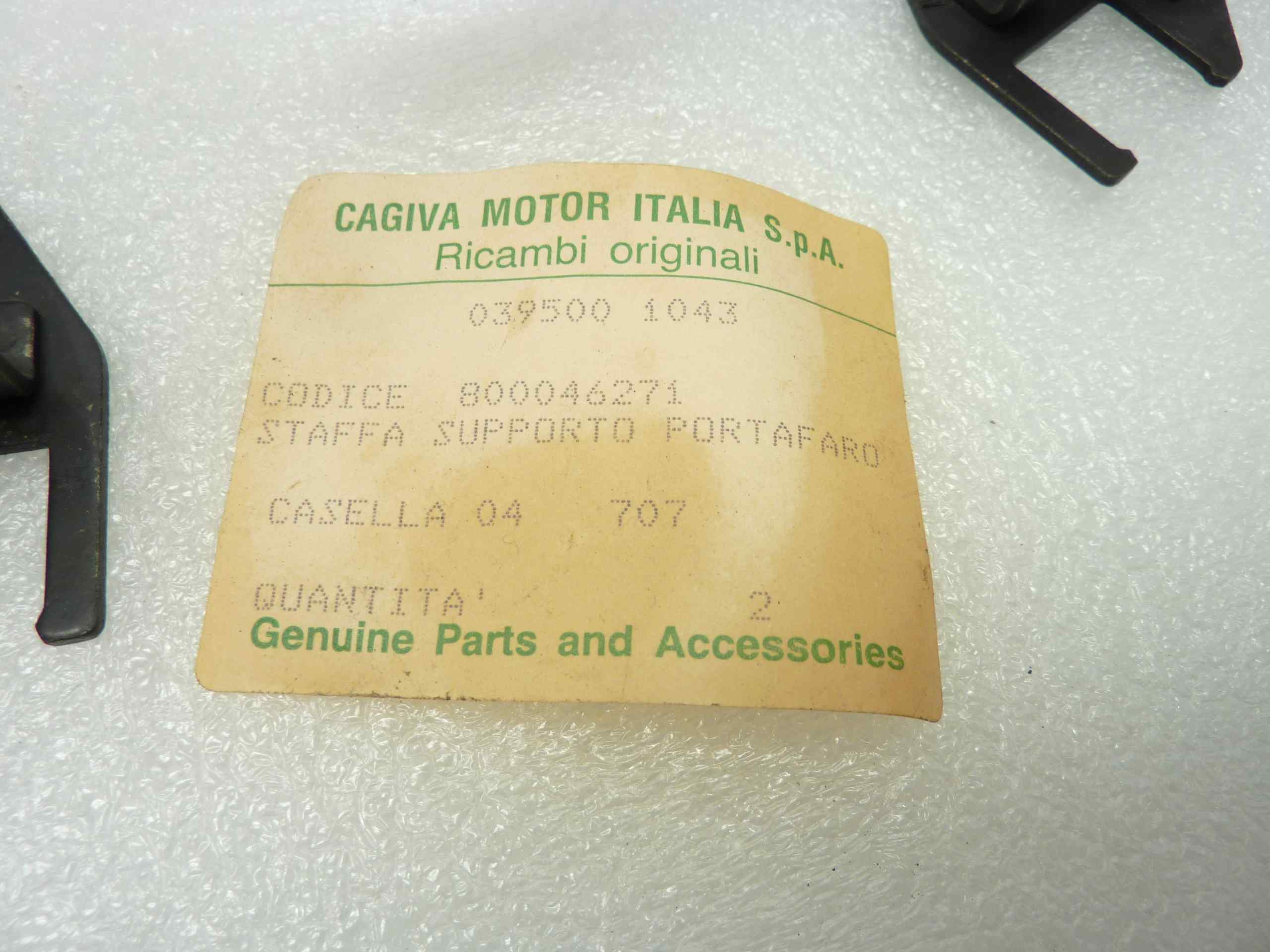 Cagiva Aletta rossa sxt 125 staffa fissaggio faro strumentazione centro telaio - immagine 4
