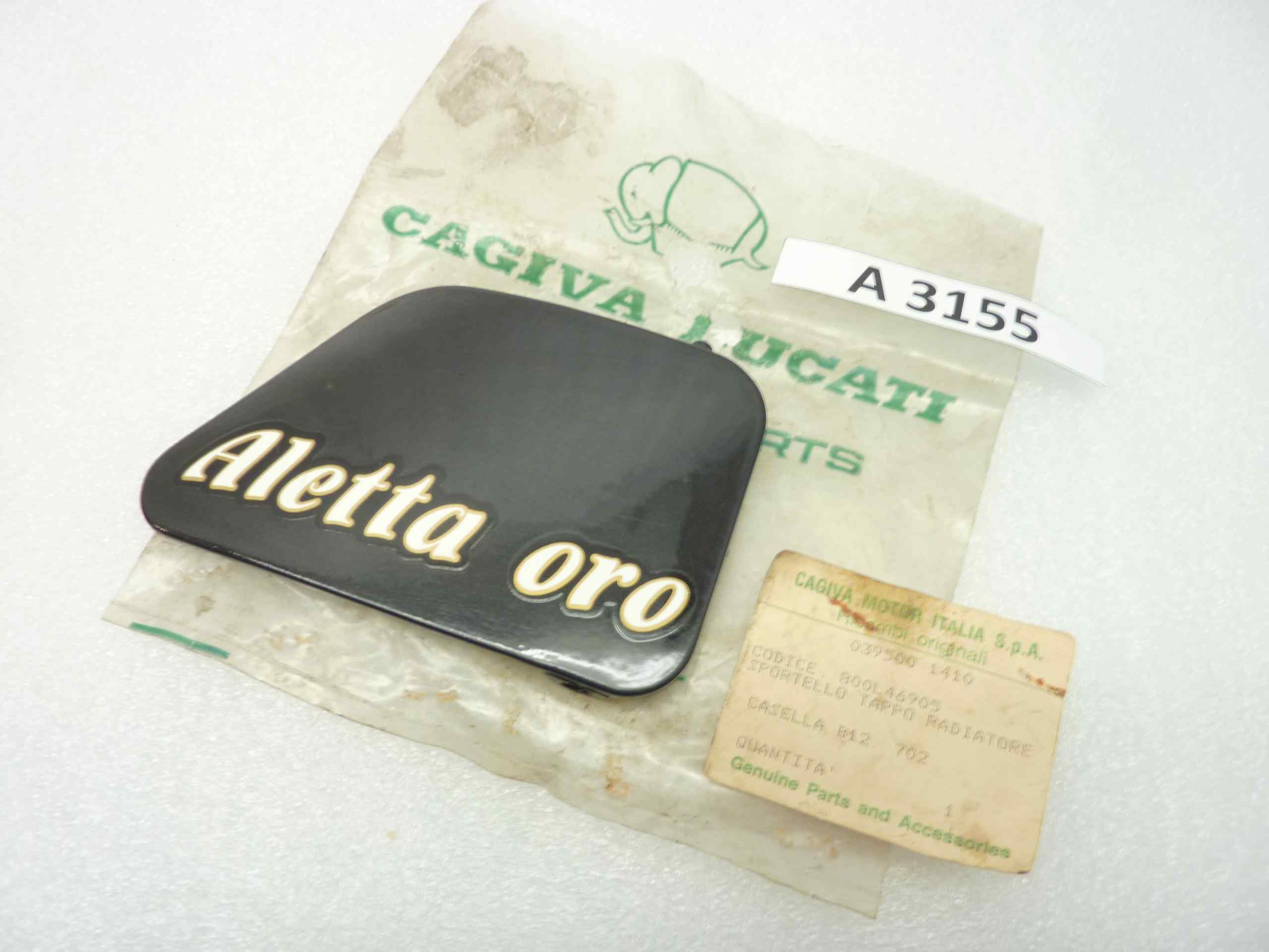 Cagiva Ala oro sportellino laterale destro nuovo