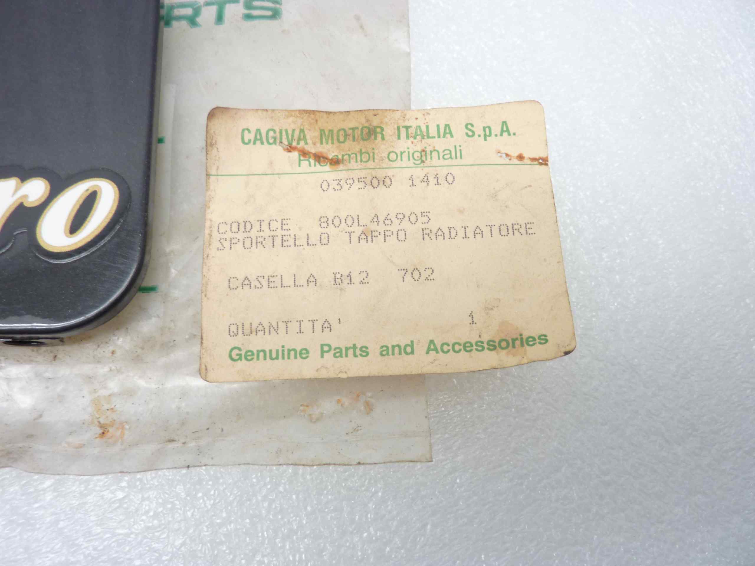 Cagiva Ala oro sportellino laterale destro nuovo - immagine 4