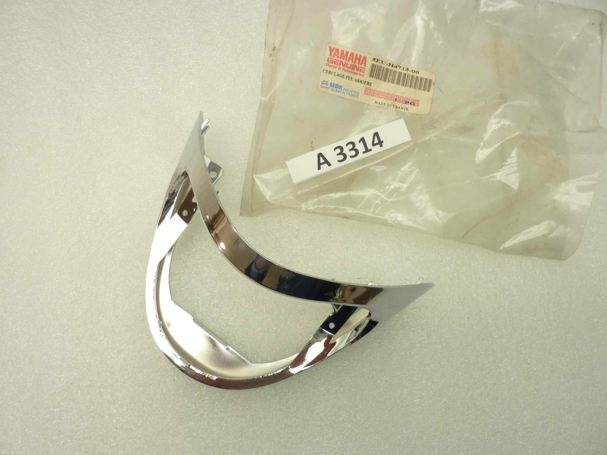 Yamaha YH 50 cornice cromata faro fanalino posteriore 5EUH471500 NUOVO - immagine 2