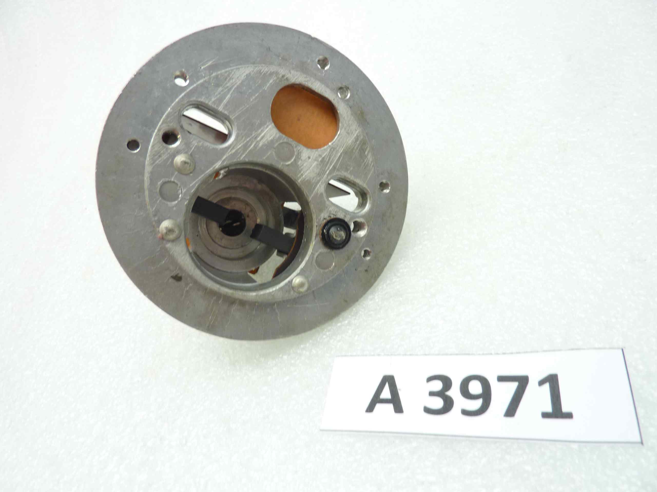 Moto Guzzi Airone Falcone piastra porta regolatore con spazzole Magneti Marelli - immagine 5