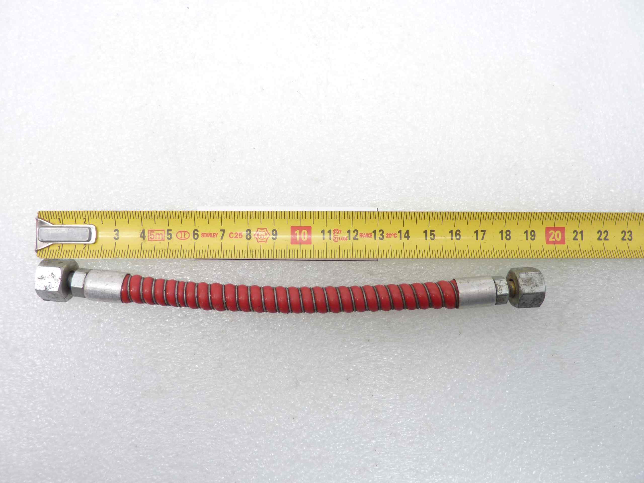 Tubo benzina rosso moto epoca vari modelli vedi misure in foto Guzzi Gilera Benelli Motobi MV - immagine 3