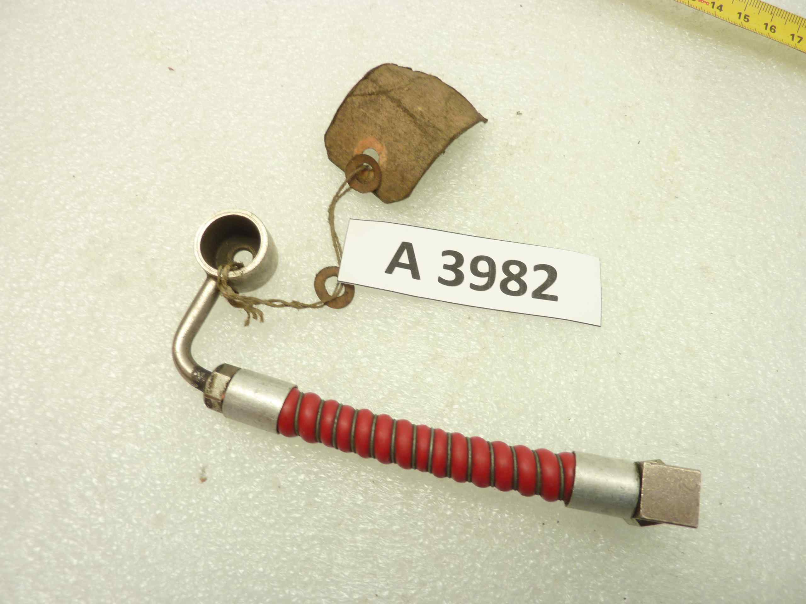 Tubo benzina rosso moto epoca vari modelli vedi misure in foto Guzzi Gilera Benelli Motobi MV - immagine 3