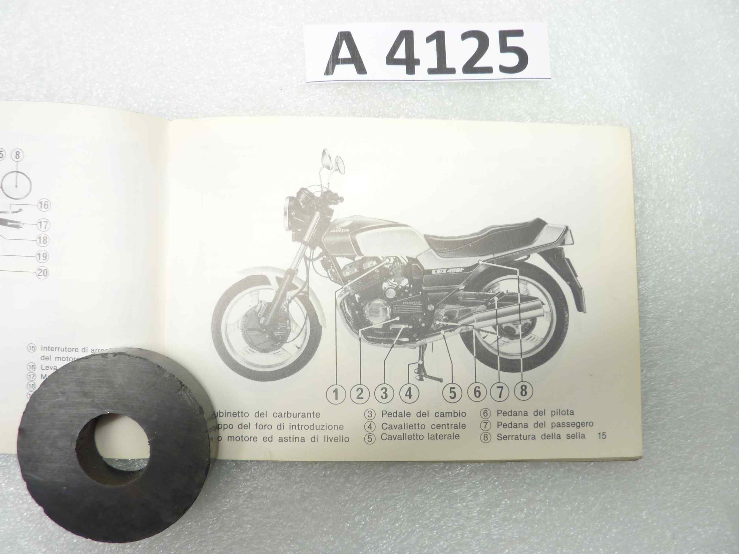 Honda CBX 400 STD F1 DLX F2 libretto uso e manutenzione ORIGINALE NO REPLICA - immagine 2