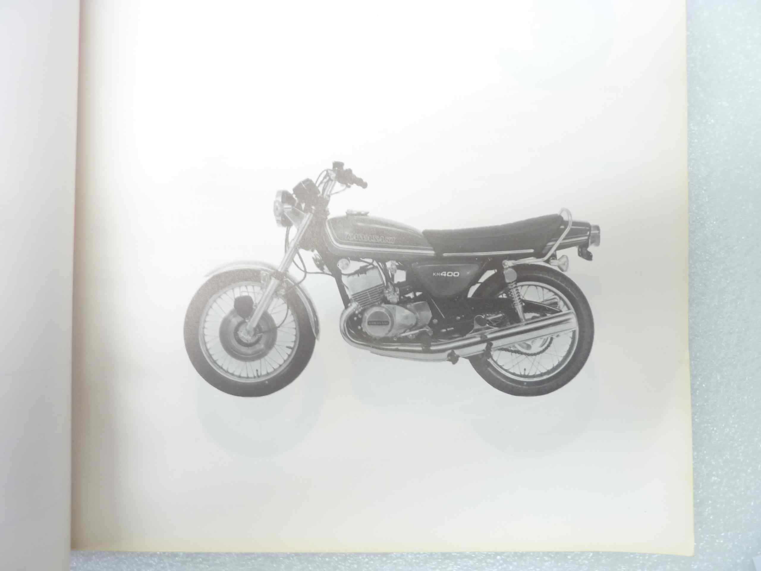 Kawasaki SERIE KH S SHOP MANUAL in inglese ORIGINALE NO REPLICA - immagine 2
