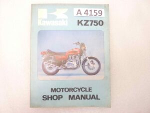 Kawasaki KZ 750 shop manual in inglese ORIGINALE NO REPLICA