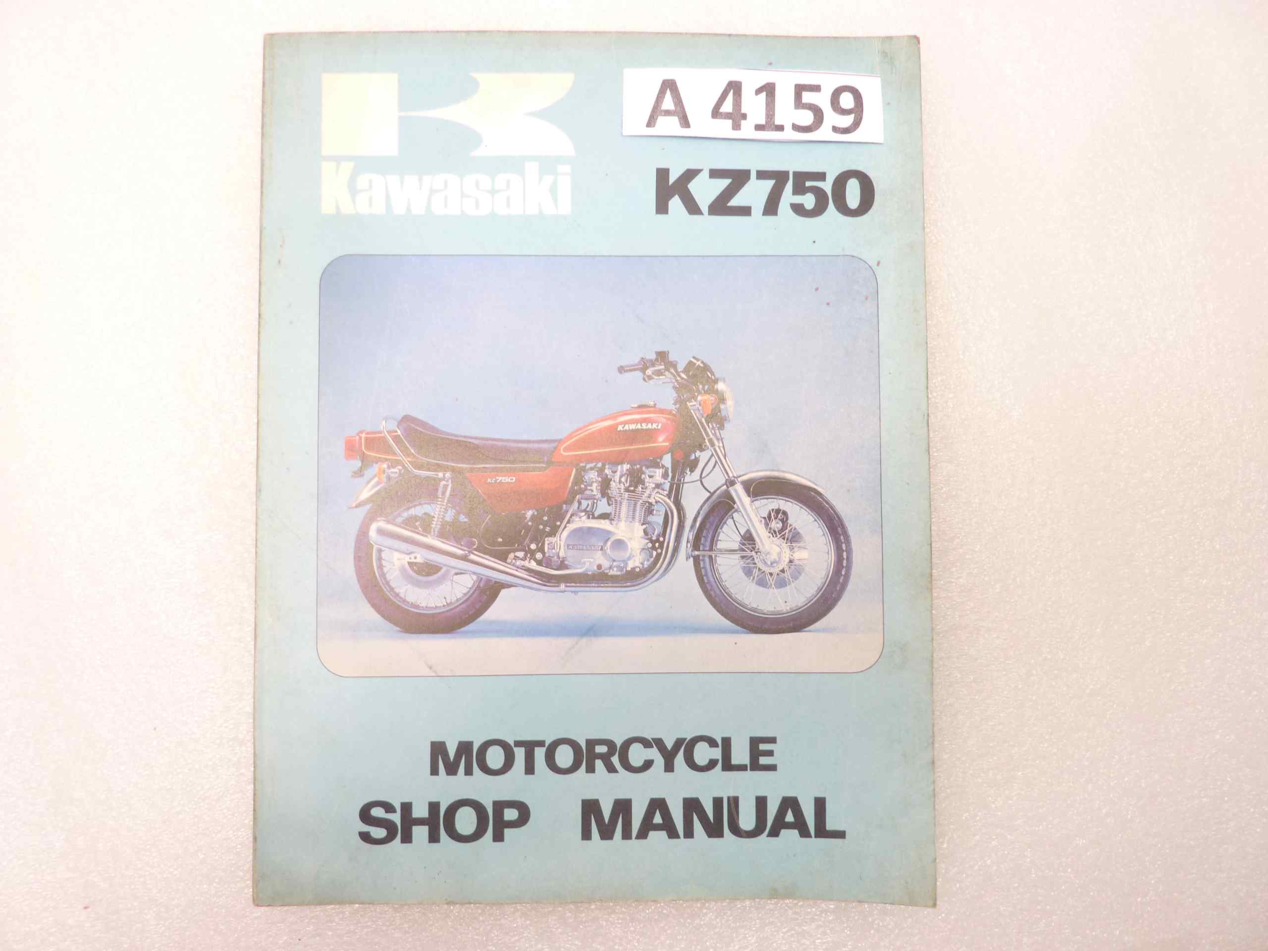Kawasaki KZ 750 shop manual in inglese ORIGINALE NO REPLICA
