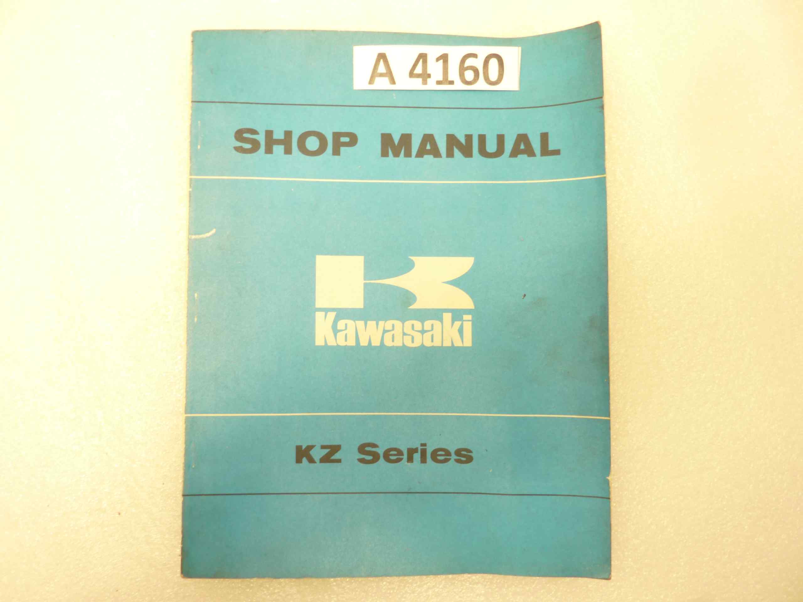 Kawasaki serie KZ SHOP MANUAL in inglese ORIGINALE NO REPLICA