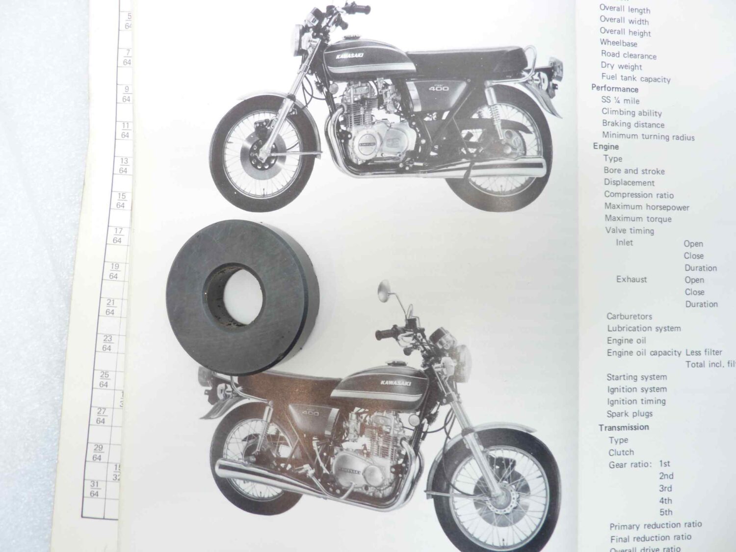 Kawasaki serie KZ SHOP MANUAL in inglese ORIGINALE NO REPLICA - immagine 2