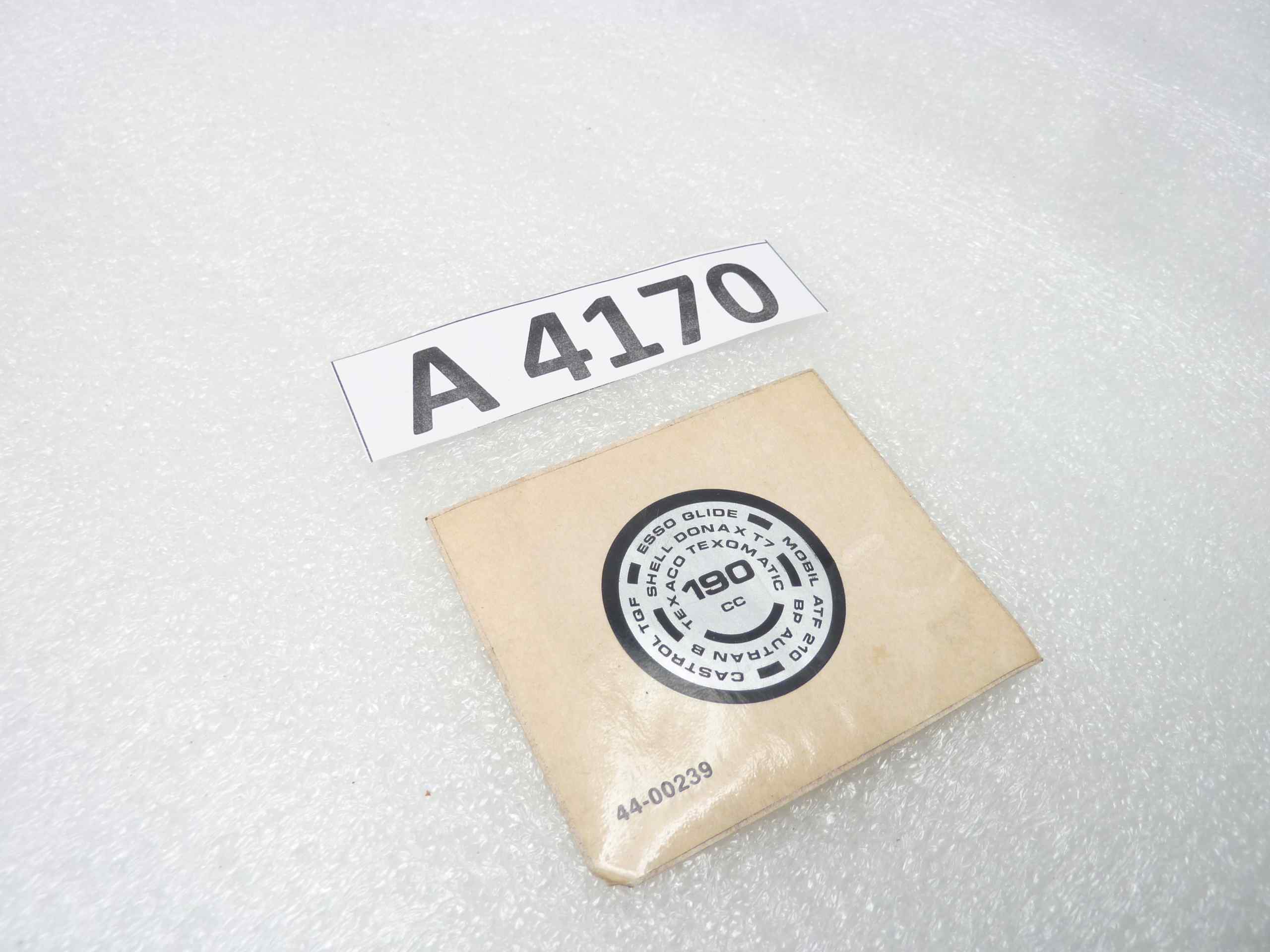 Triumph Bsa adesivo tappo olio forcella stelo 190cc - immagine 2