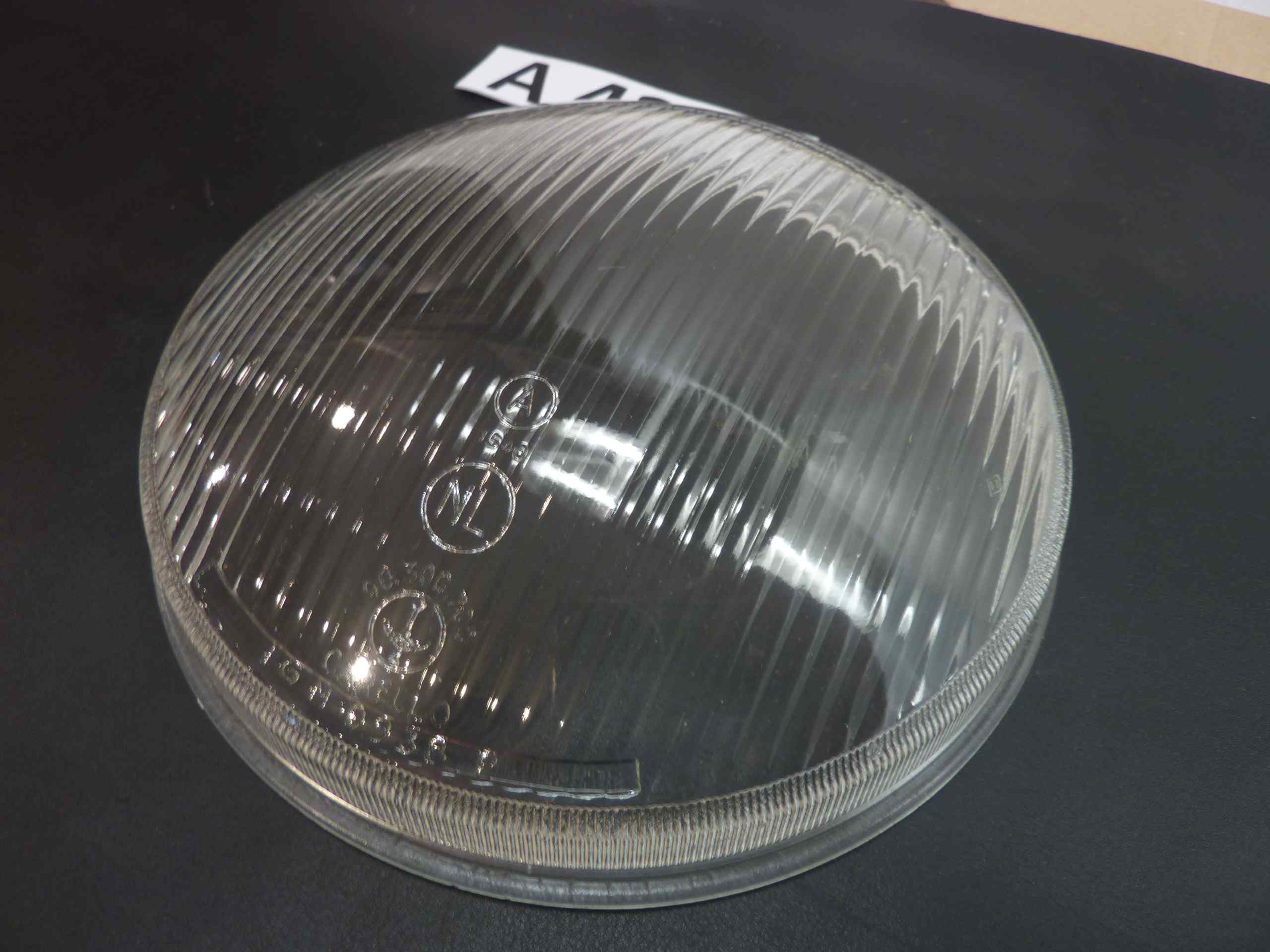 Vetro faro Carello 1540 00300700 IGM 0938 156C26 diam 150 - diam max 156 mm auto moto epoca - immagine 2