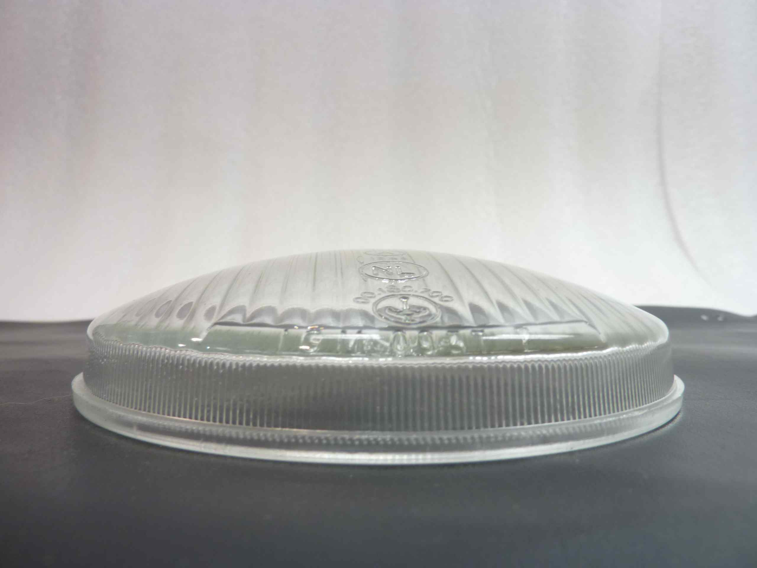 Vetro faro Carello 1548 00180700 IGM 0937 diam 129,3 - diam max 130,3 mm auto moto epoca - immagine 3
