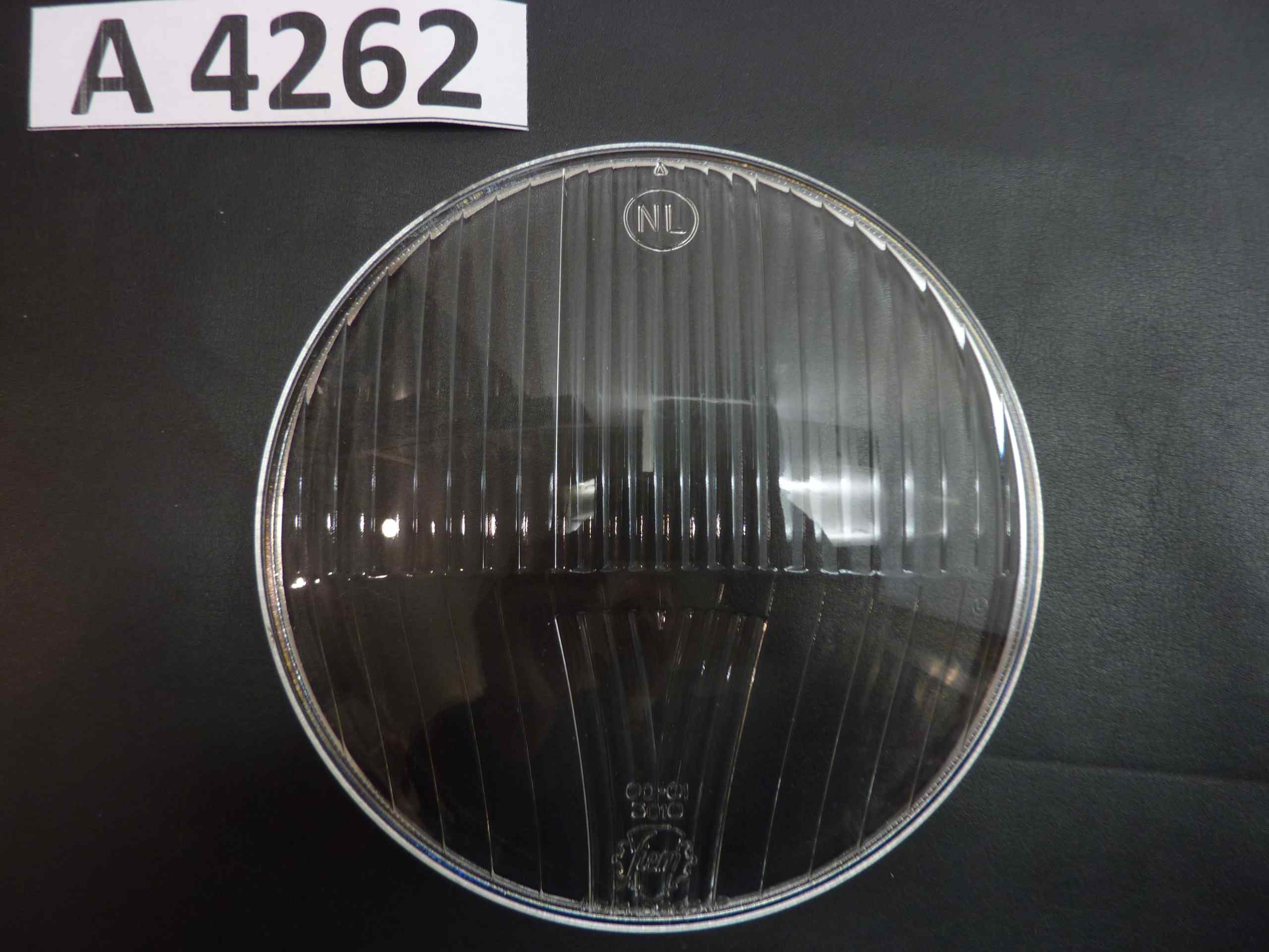 Vetro faro Vespa Siem 3010 IGM 0585P diam 129,5 - diam max 133,5 mm moto epoca