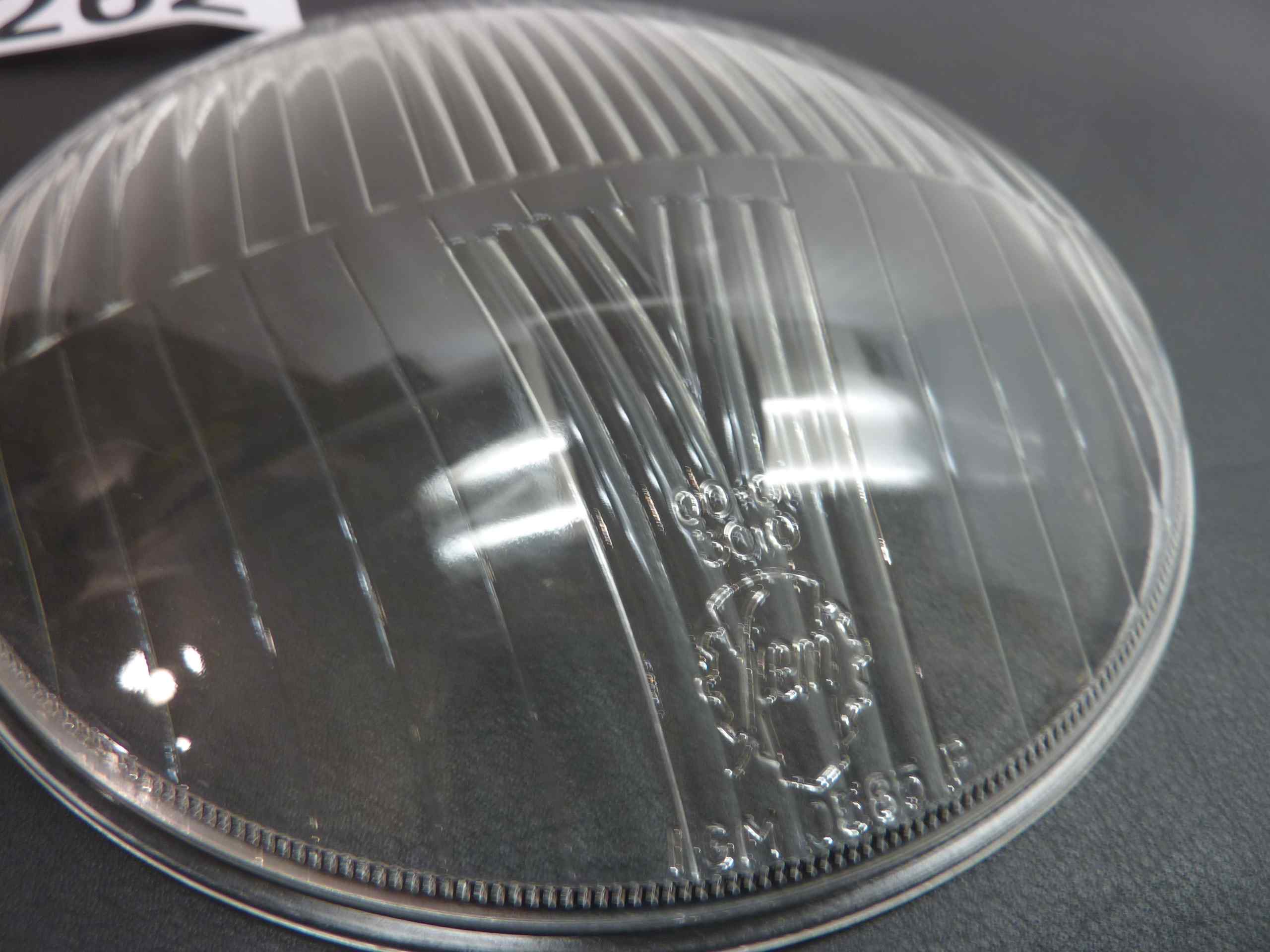 Vetro faro Vespa Siem 3010 IGM 0585P diam 129,5 - diam max 133,5 mm moto epoca - immagine 2