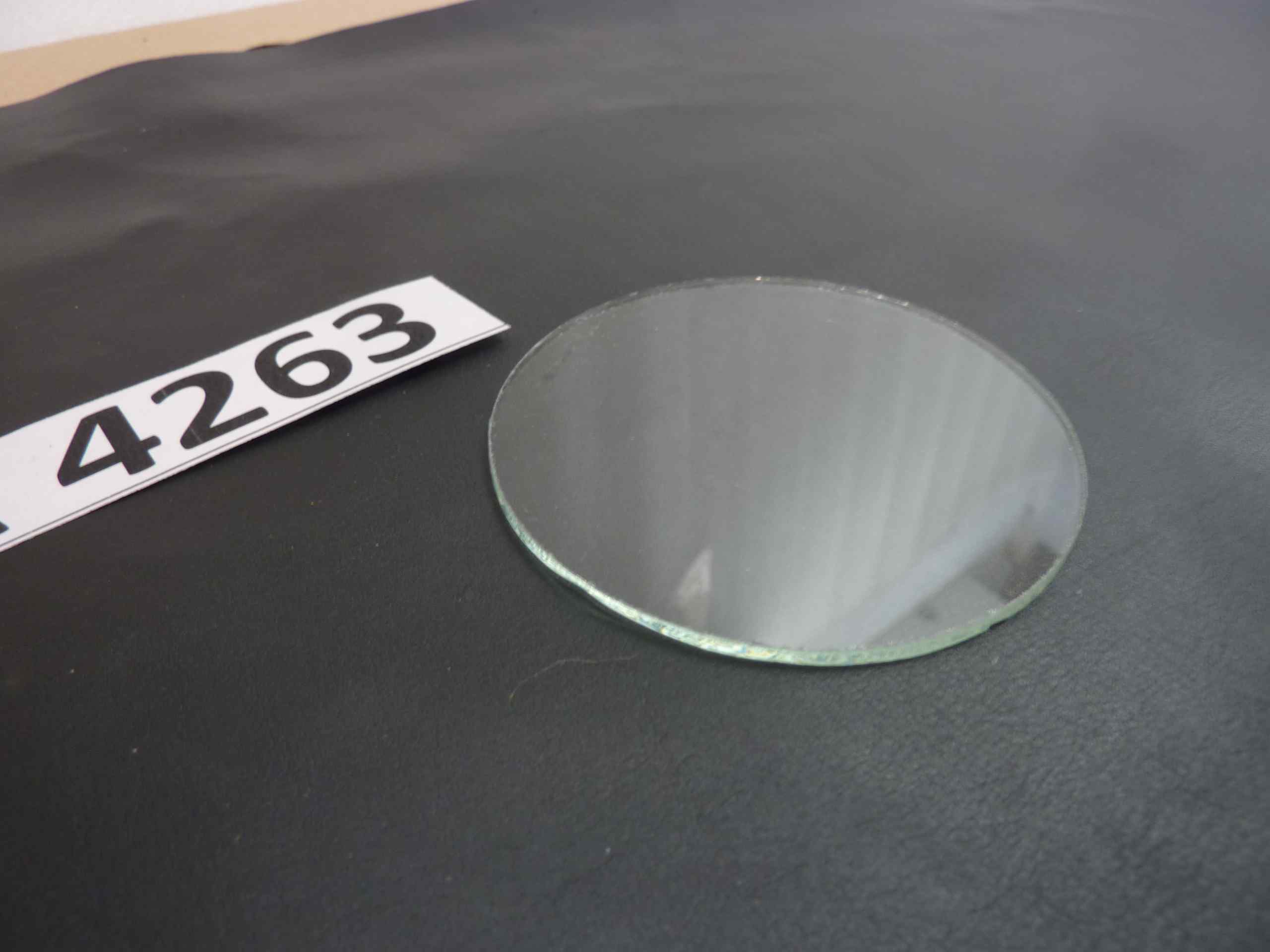 Vetro strumetazione auto moto epoca diam 7,5mm spessore 1,9 mm - immagine 3