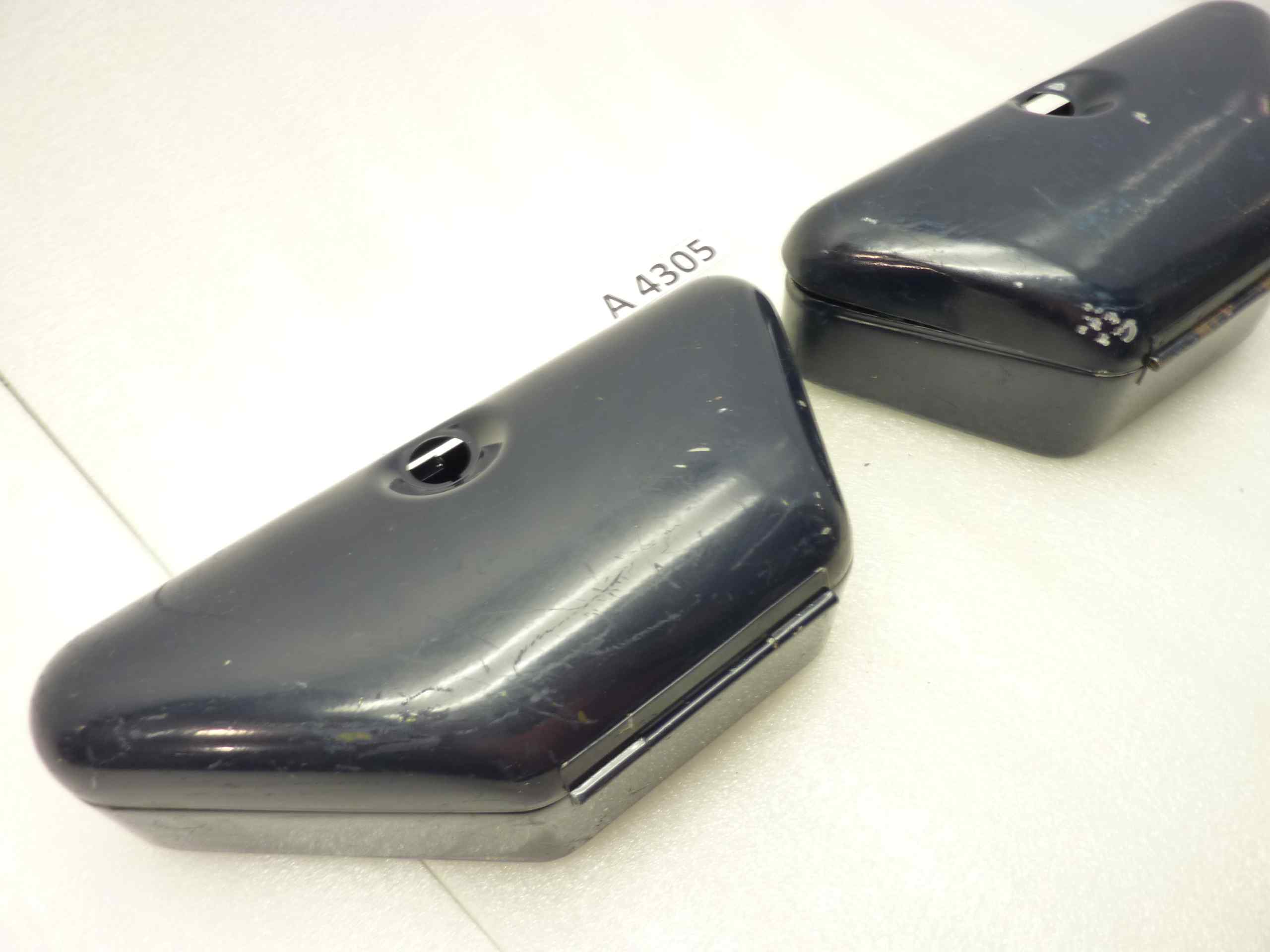Guzzi Nuovo Falcone bauletti porta attrezzi blu carabinieri utensili cassette coppia - immagine 2