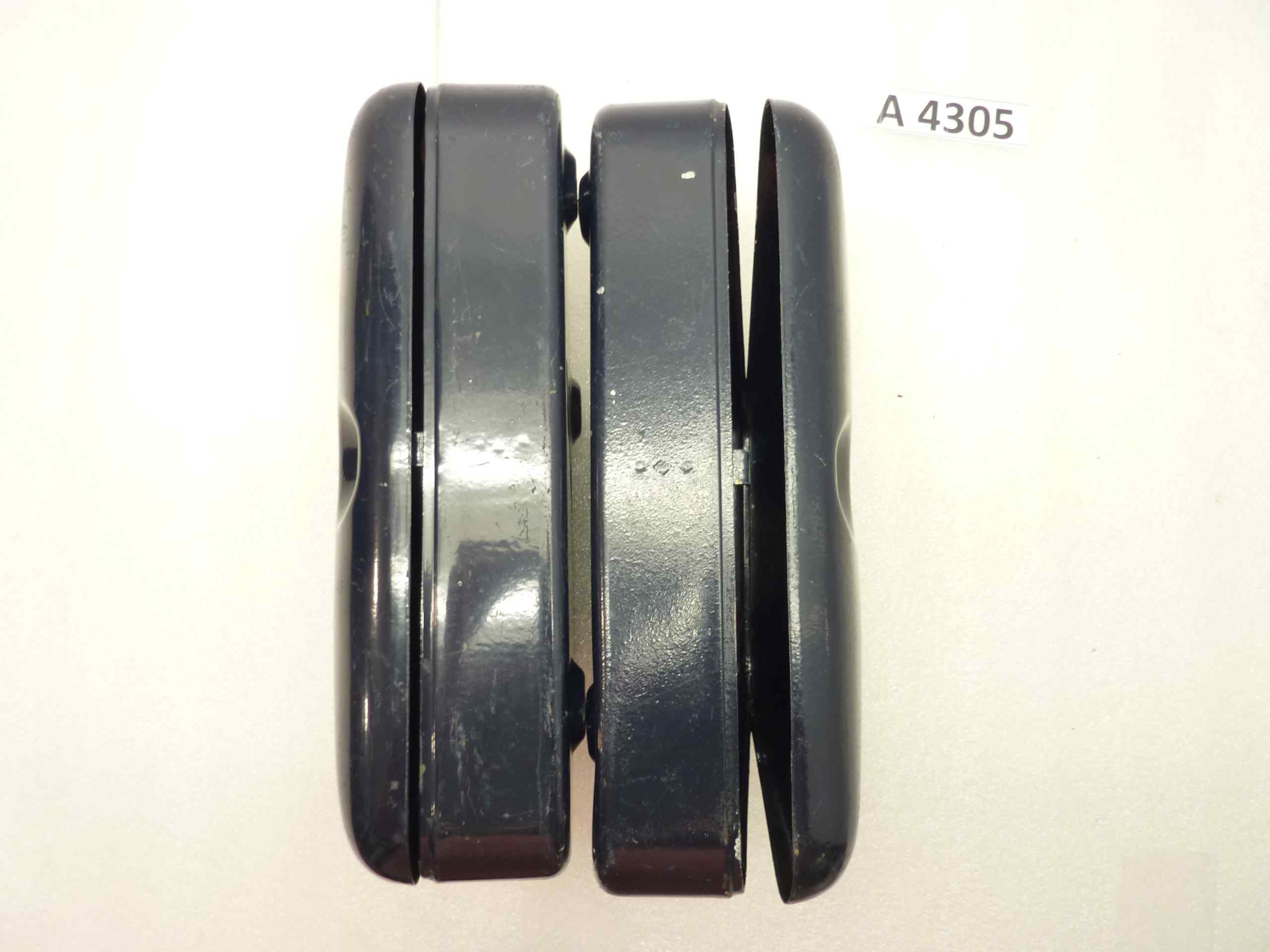 Guzzi Nuovo Falcone bauletti porta attrezzi blu carabinieri utensili cassette coppia - immagine 4