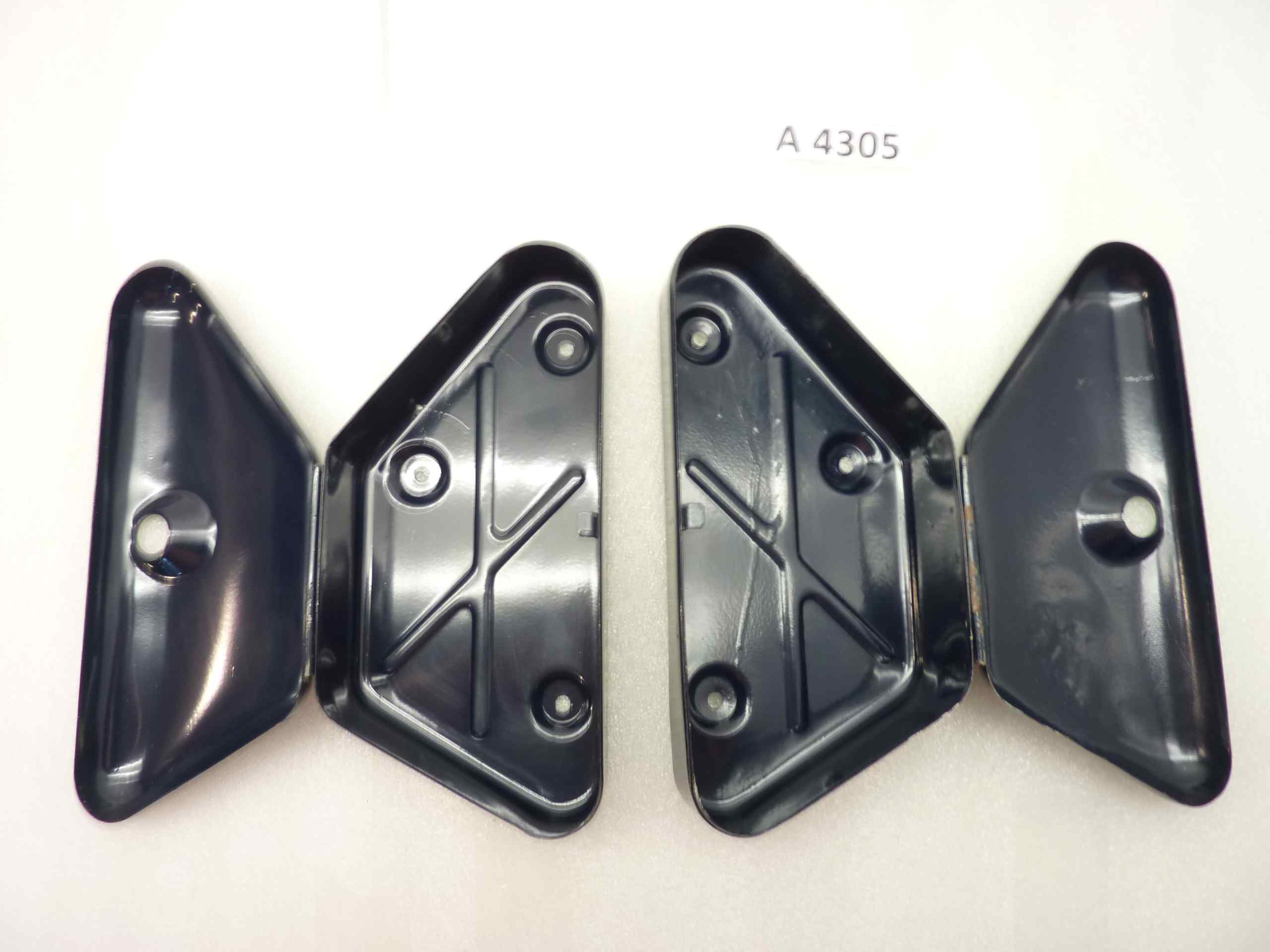 Guzzi Nuovo Falcone bauletti porta attrezzi blu carabinieri utensili cassette coppia - immagine 6