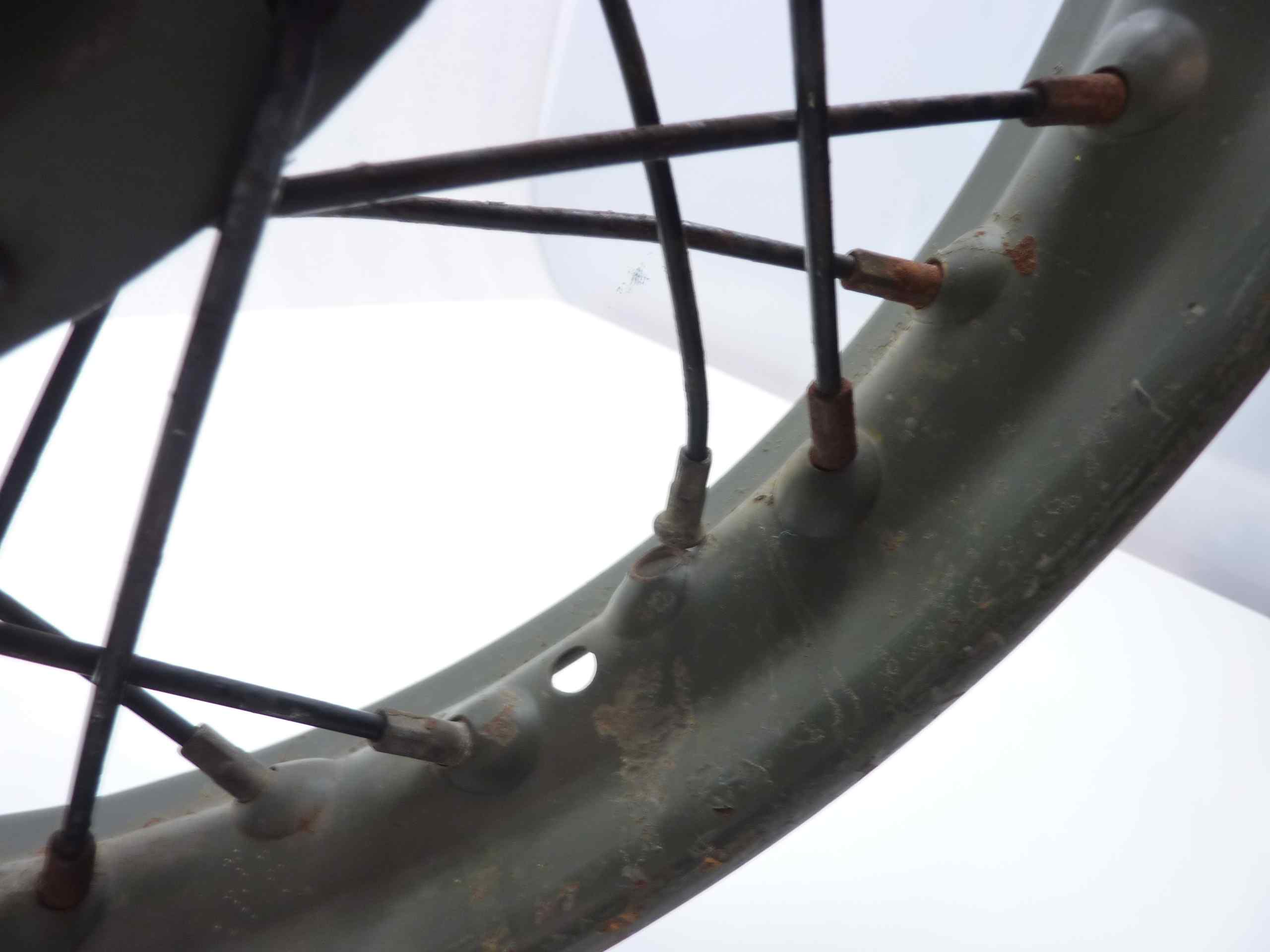 Moto Bianchi MT 61 cerchio ruota anteriore - immagine 8