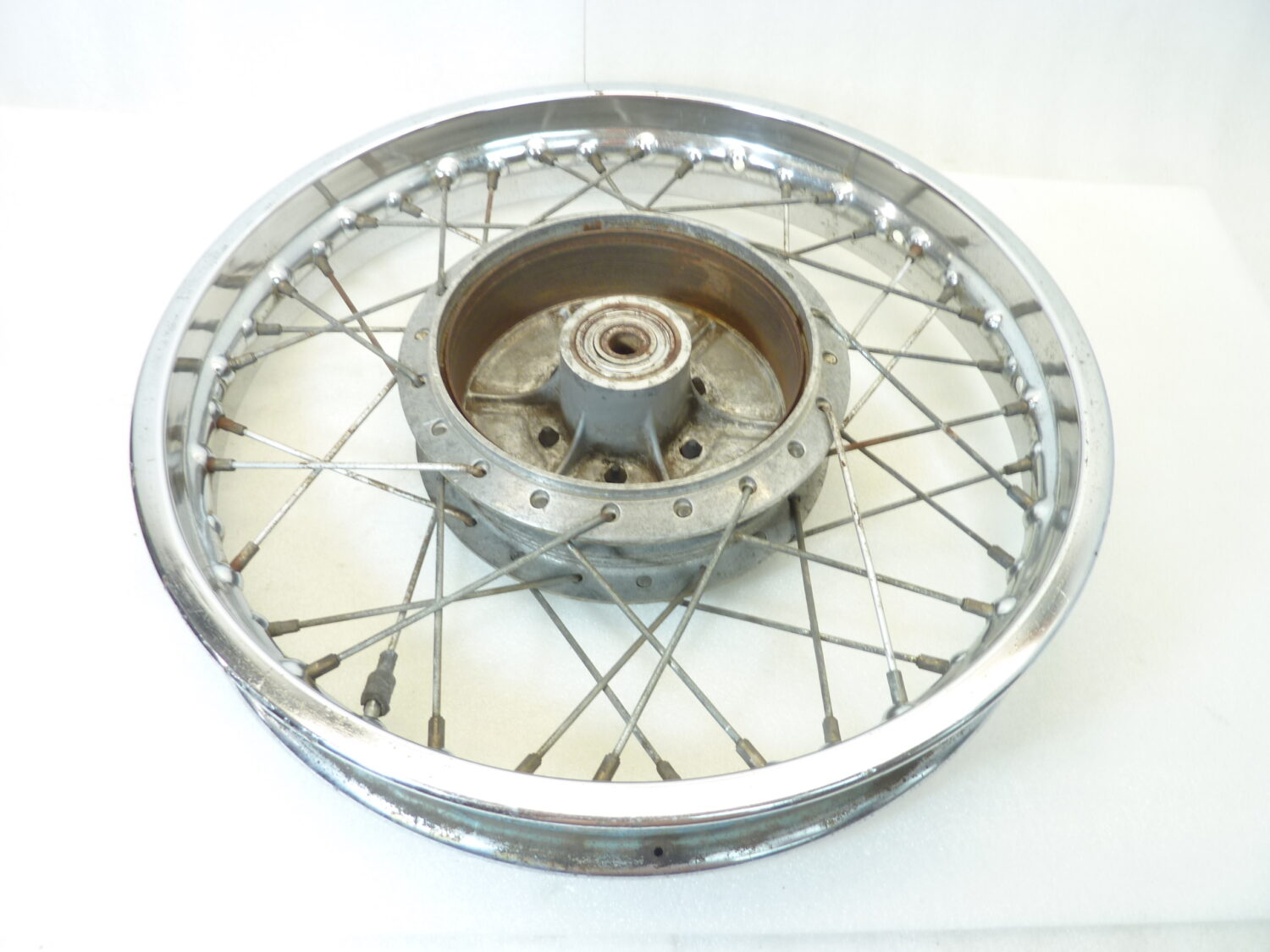 Cerchio ruota posteriore Kawasaki H1 1973 - 1975 Takasago 215 BX 18 W cod 789621-2411 - immagine 13