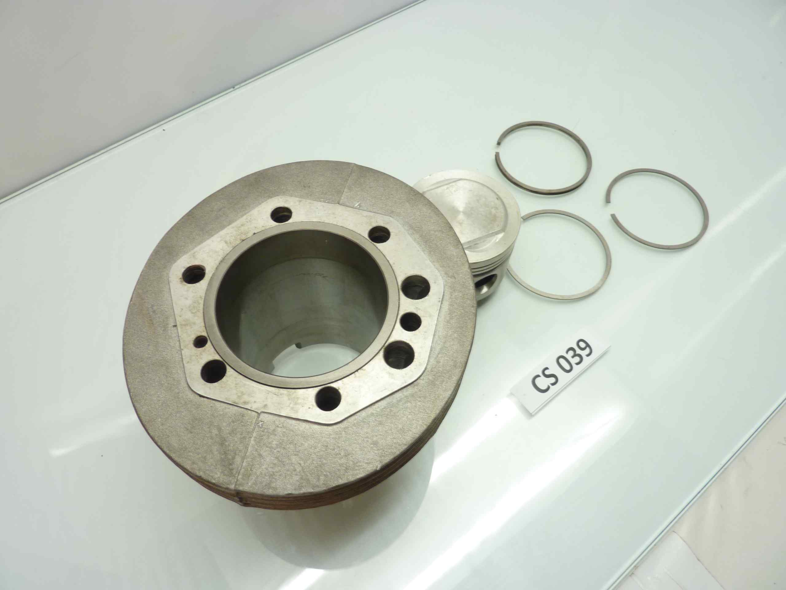 Guzzi 1000 cilindro pistone originale ghisa nuovi DIAM CILINDRO MM 86,5 - immagine 2