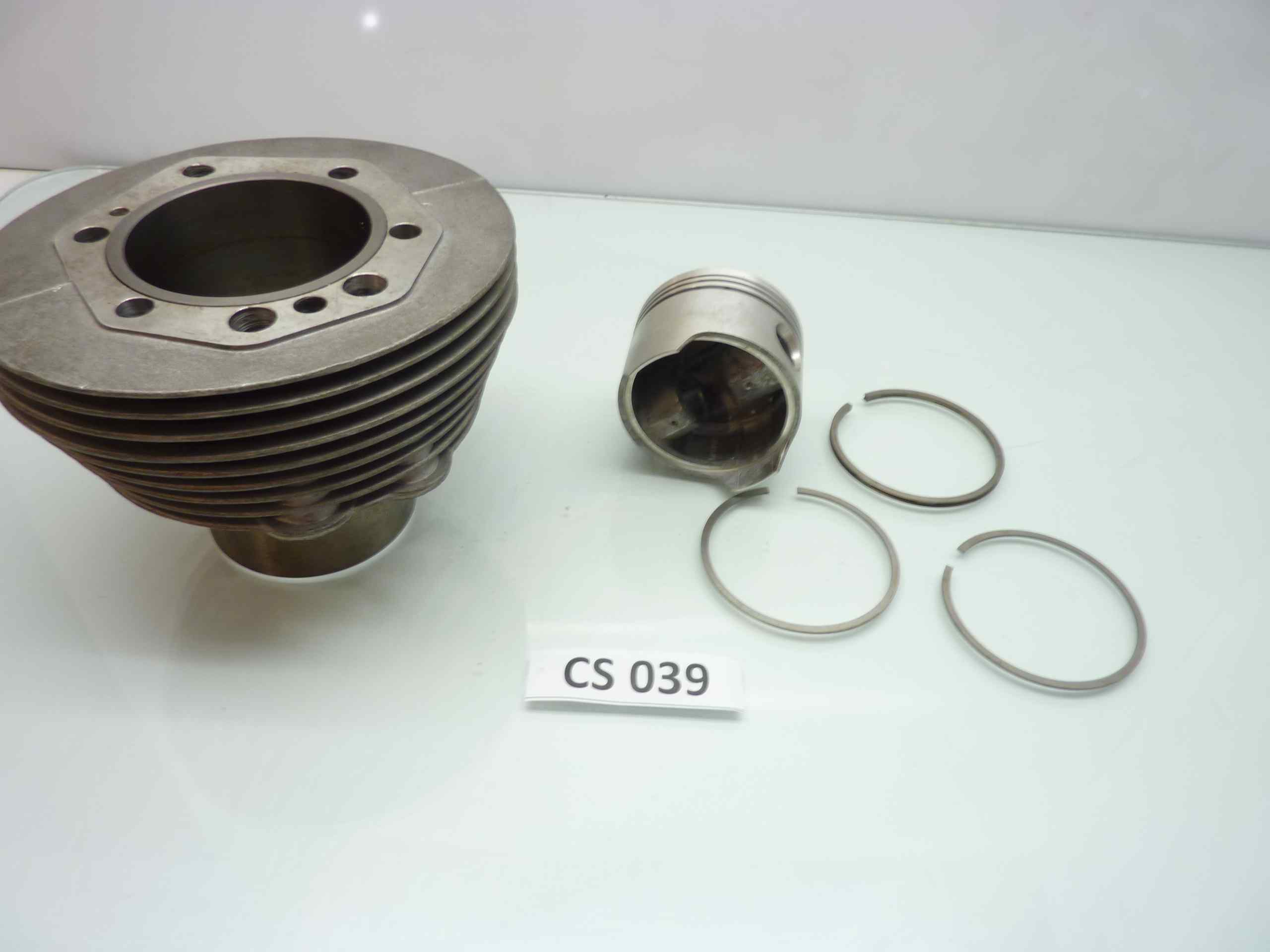 Guzzi 1000 cilindro pistone originale ghisa nuovi DIAM CILINDRO MM 86,5 - immagine 3