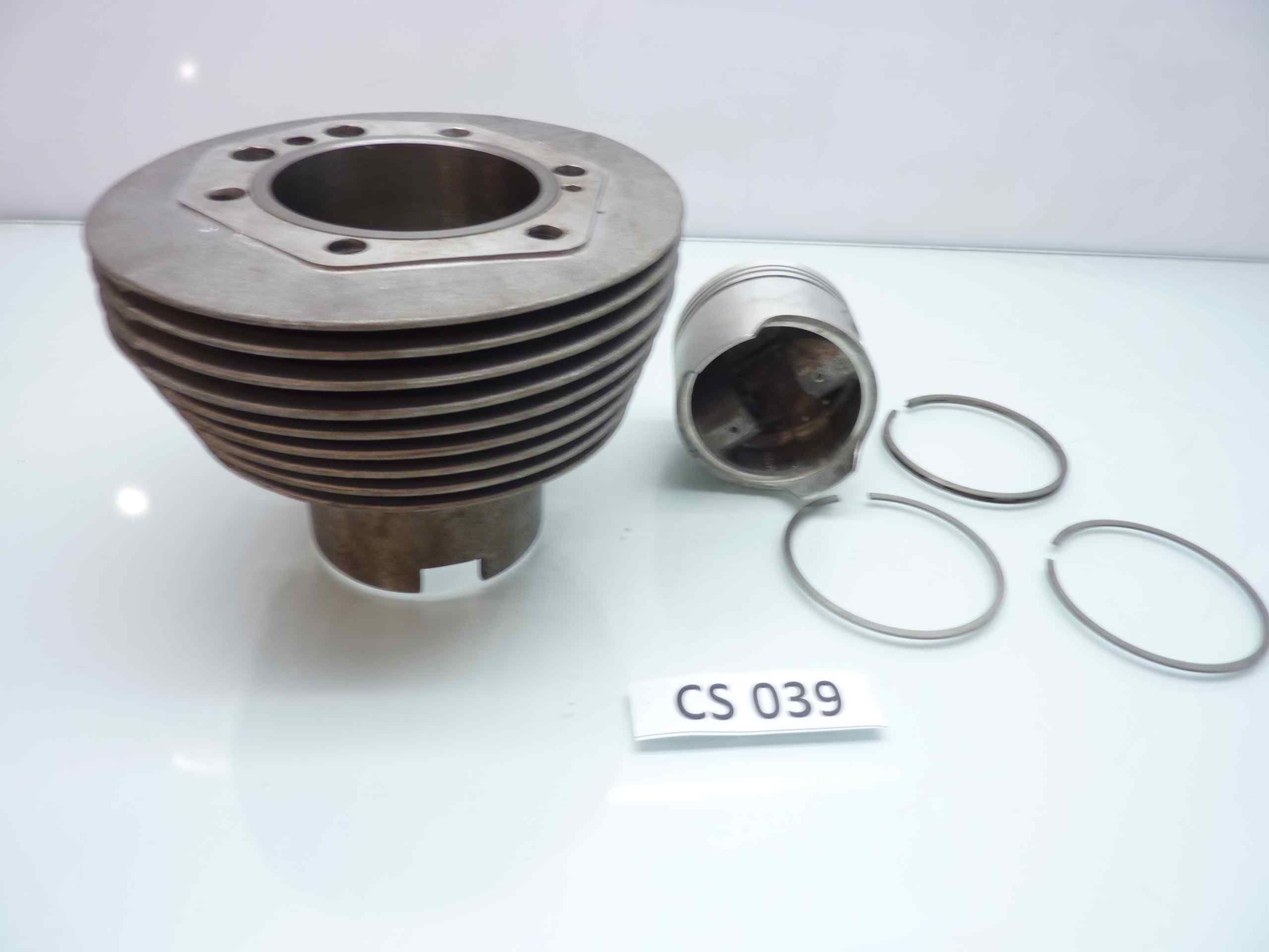 Guzzi 1000 cilindro pistone originale ghisa nuovi DIAM CILINDRO MM 86,5 - immagine 4