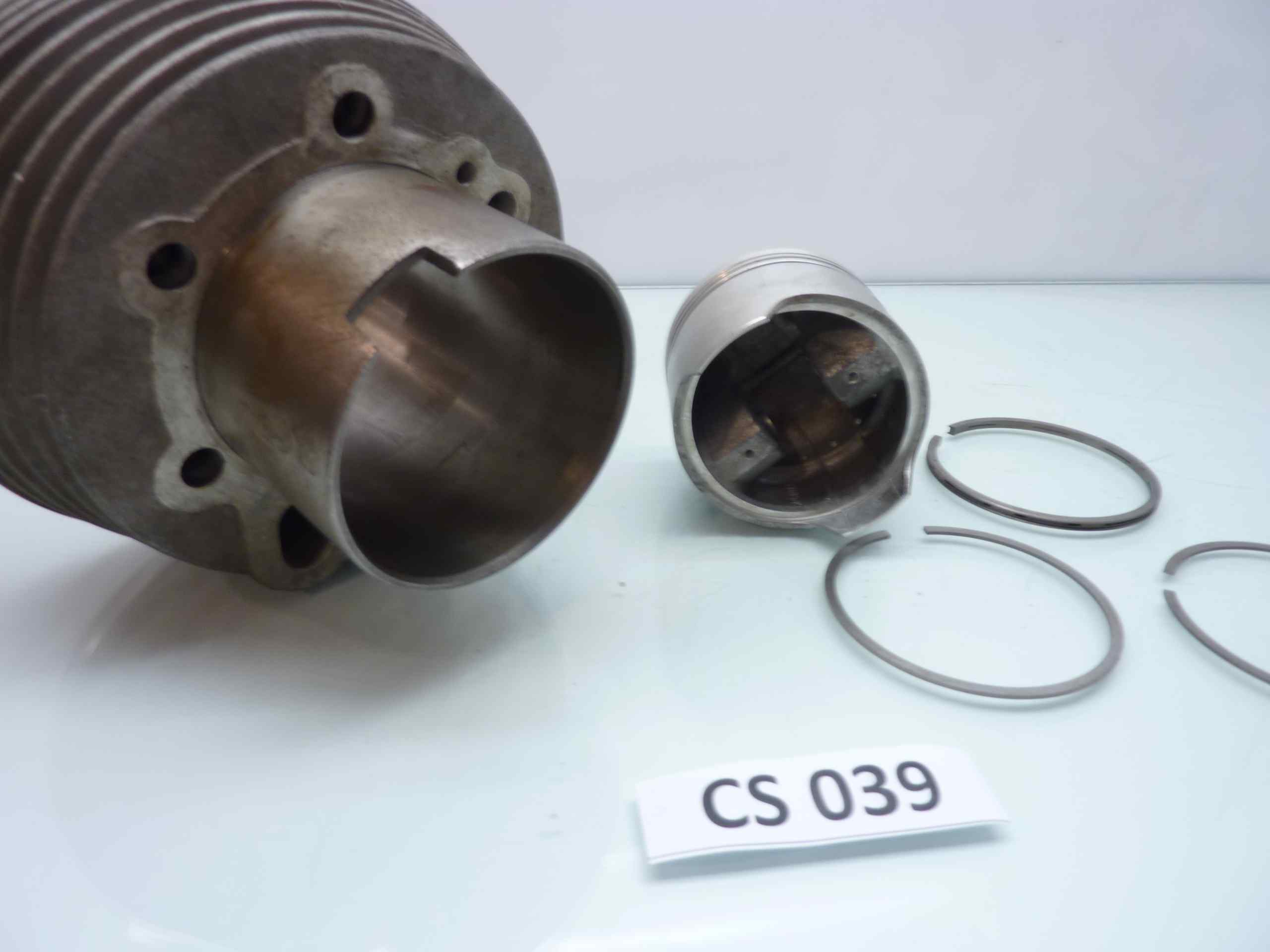 Guzzi 1000 cilindro pistone originale ghisa nuovi DIAM CILINDRO MM 86,5 - immagine 5