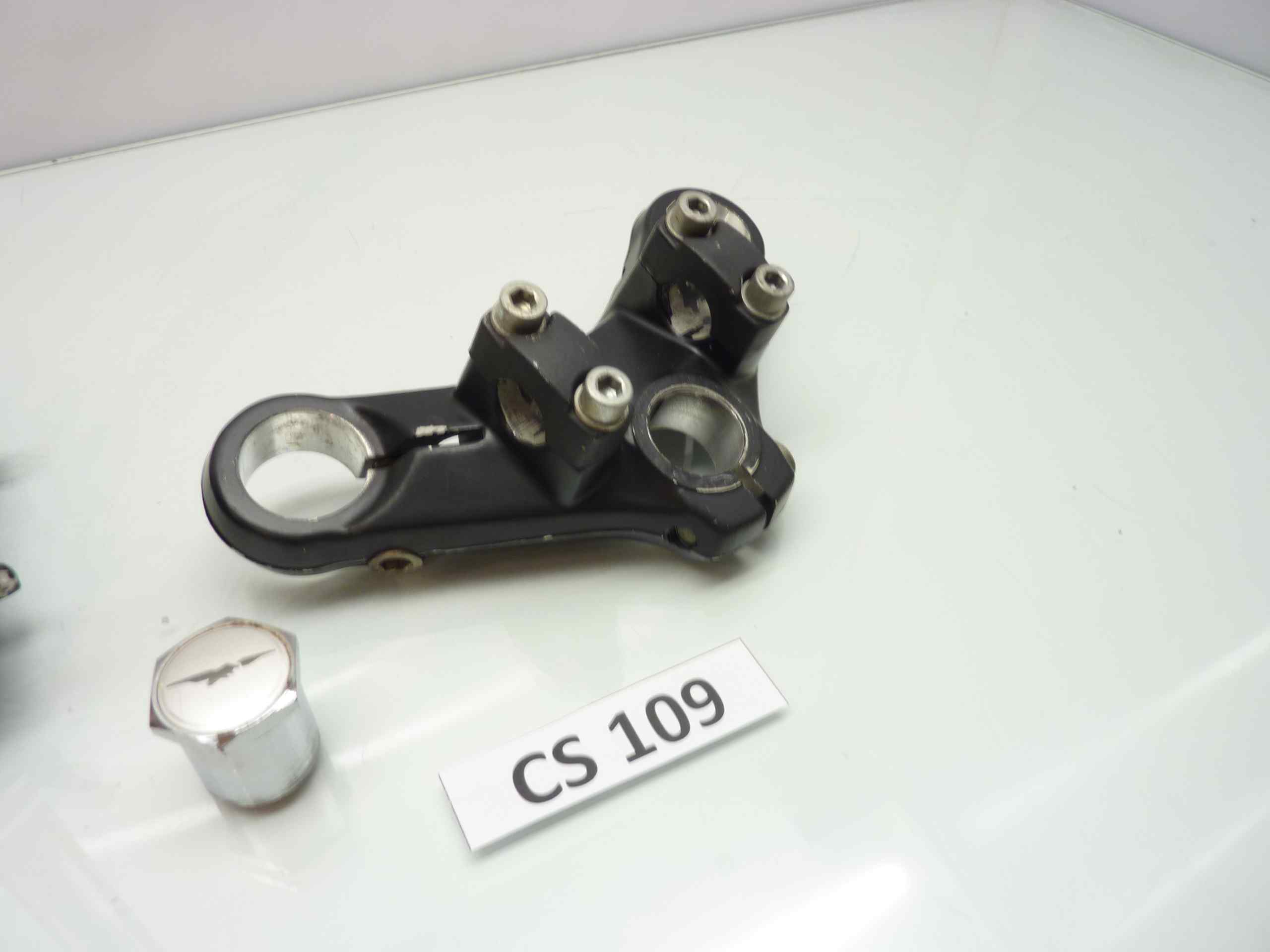 Guzzi V65 custom piastre forcella sterzo diam steli mm 35 - immagine 6