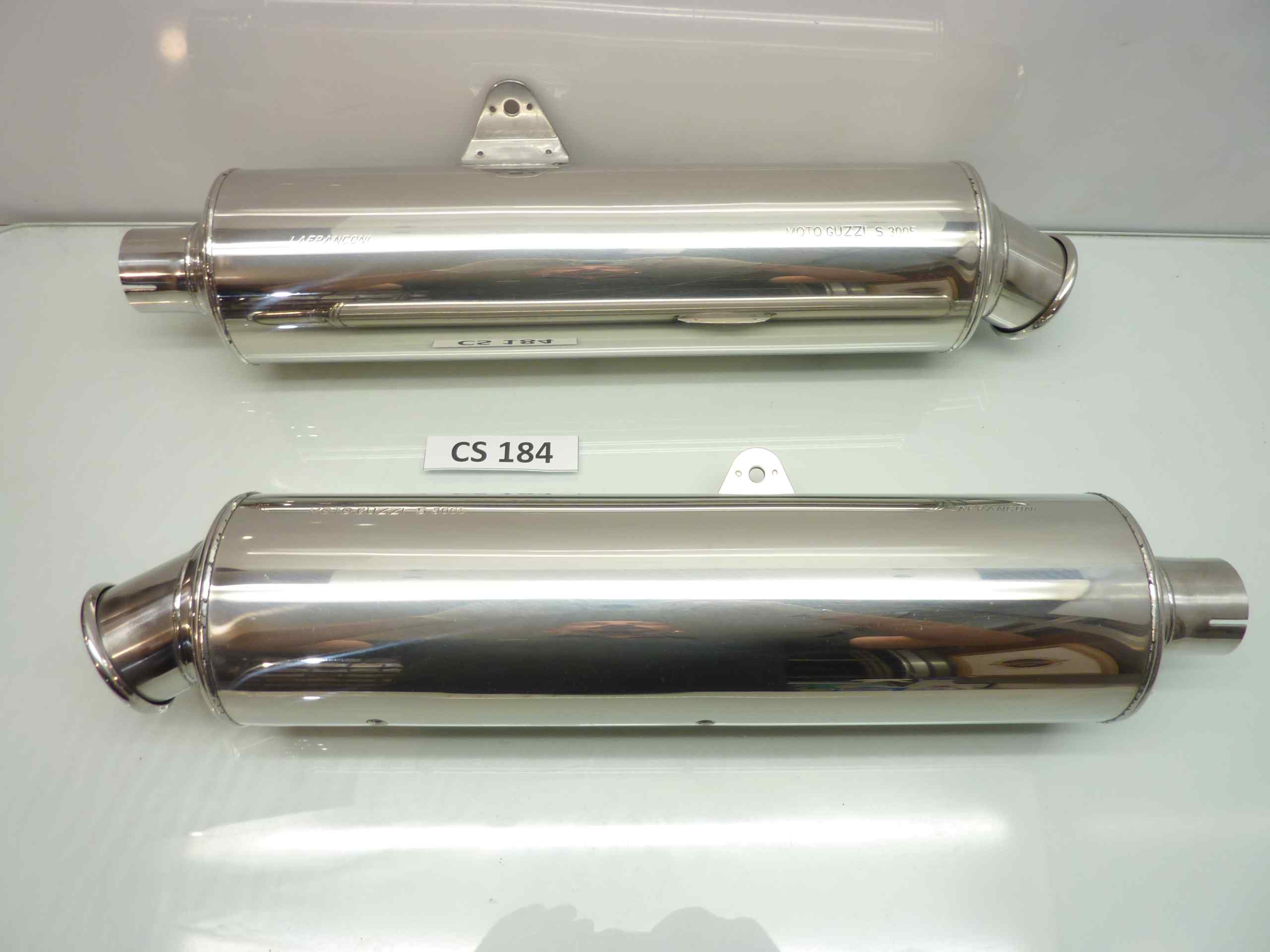 Guzzi Daytona V10 Centauro marmitte terminali cod S3005 nuovi smontate da moto nuova