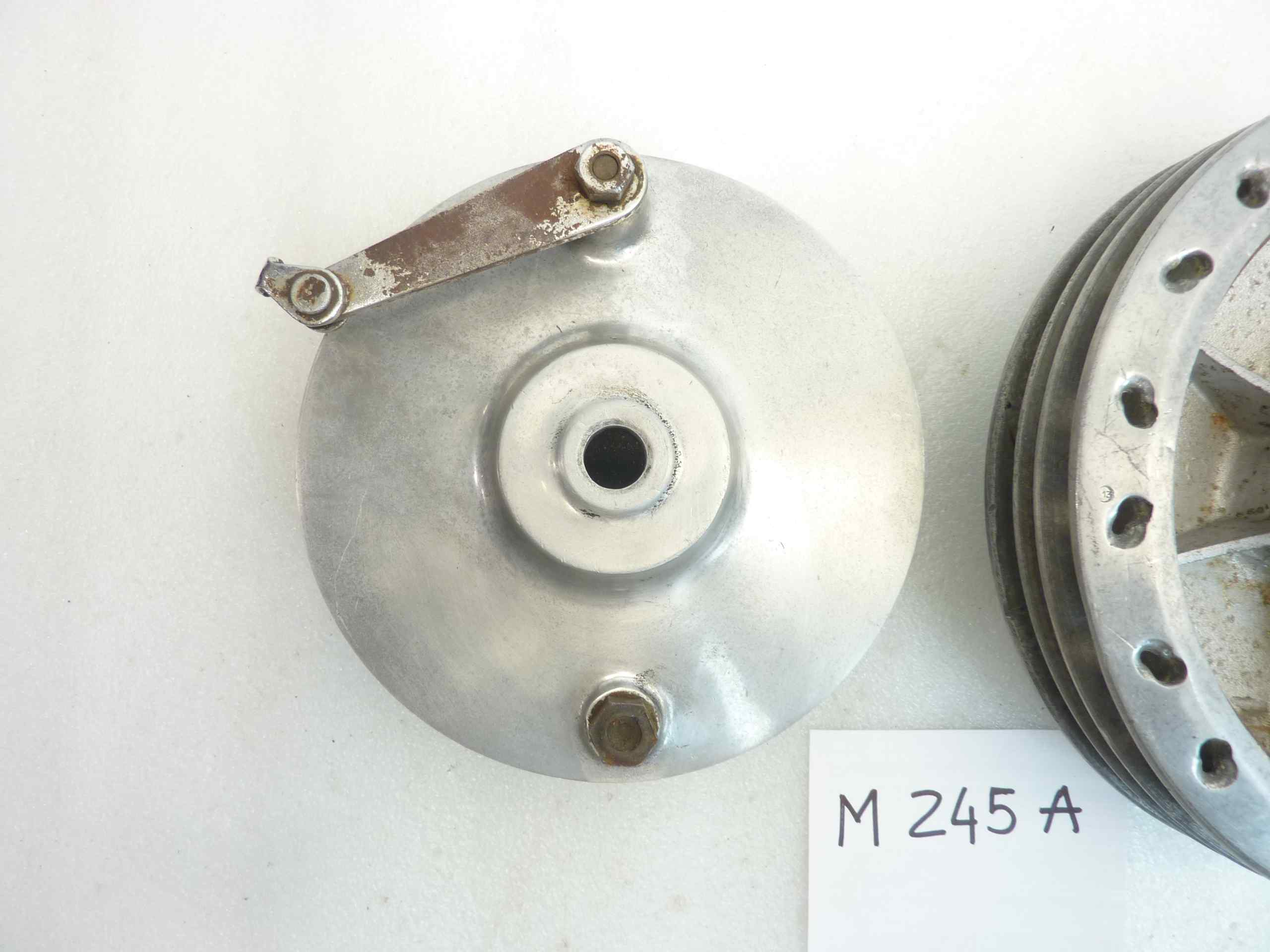 mozzo tamburo freno GILERA 500 SATURNO TELESCOPICO anteriore diam interno mozzo 185 mm - immagine 2