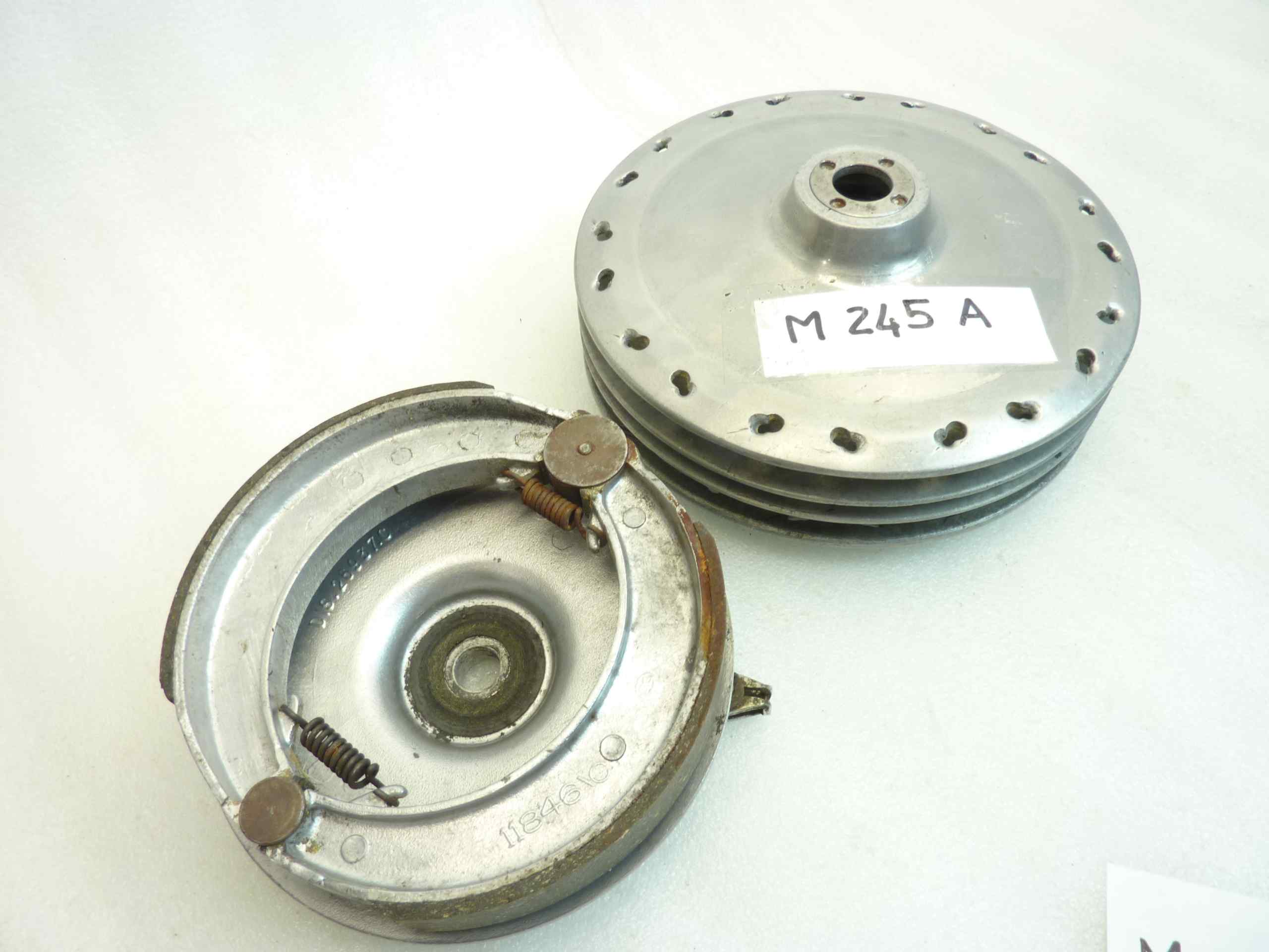 mozzo tamburo freno GILERA 500 SATURNO TELESCOPICO anteriore diam interno mozzo 185 mm - immagine 8