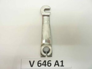 leva comando camma freno mozzo moto epoca vari modelli lungh mm 97 - diam millerighe mm 16,6 nuovo fondo di magazzino