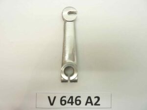 leva comando camma freno mozzo moto epoca vari modelli lungh mm 96 - diam millerighe mm 16,3 nuovo fondo di magazzino