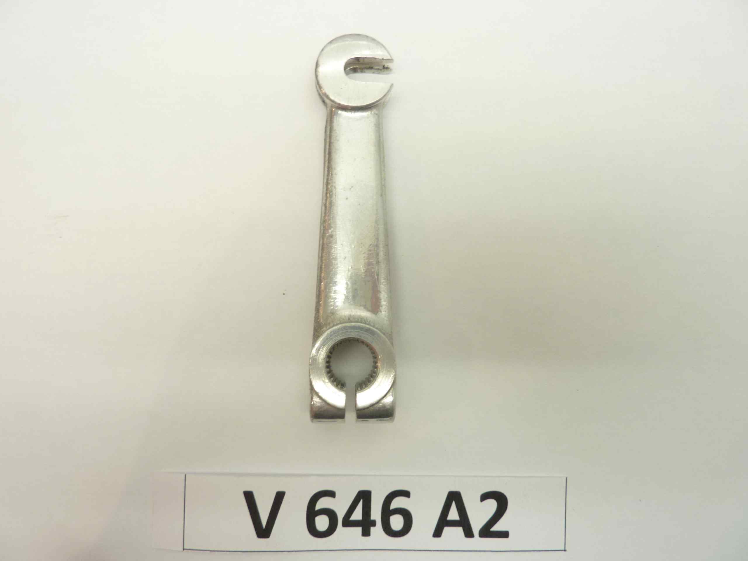 leva comando camma freno mozzo moto epoca vari modelli lungh mm 96 - diam millerighe mm 16,3 nuovo fondo di magazzino