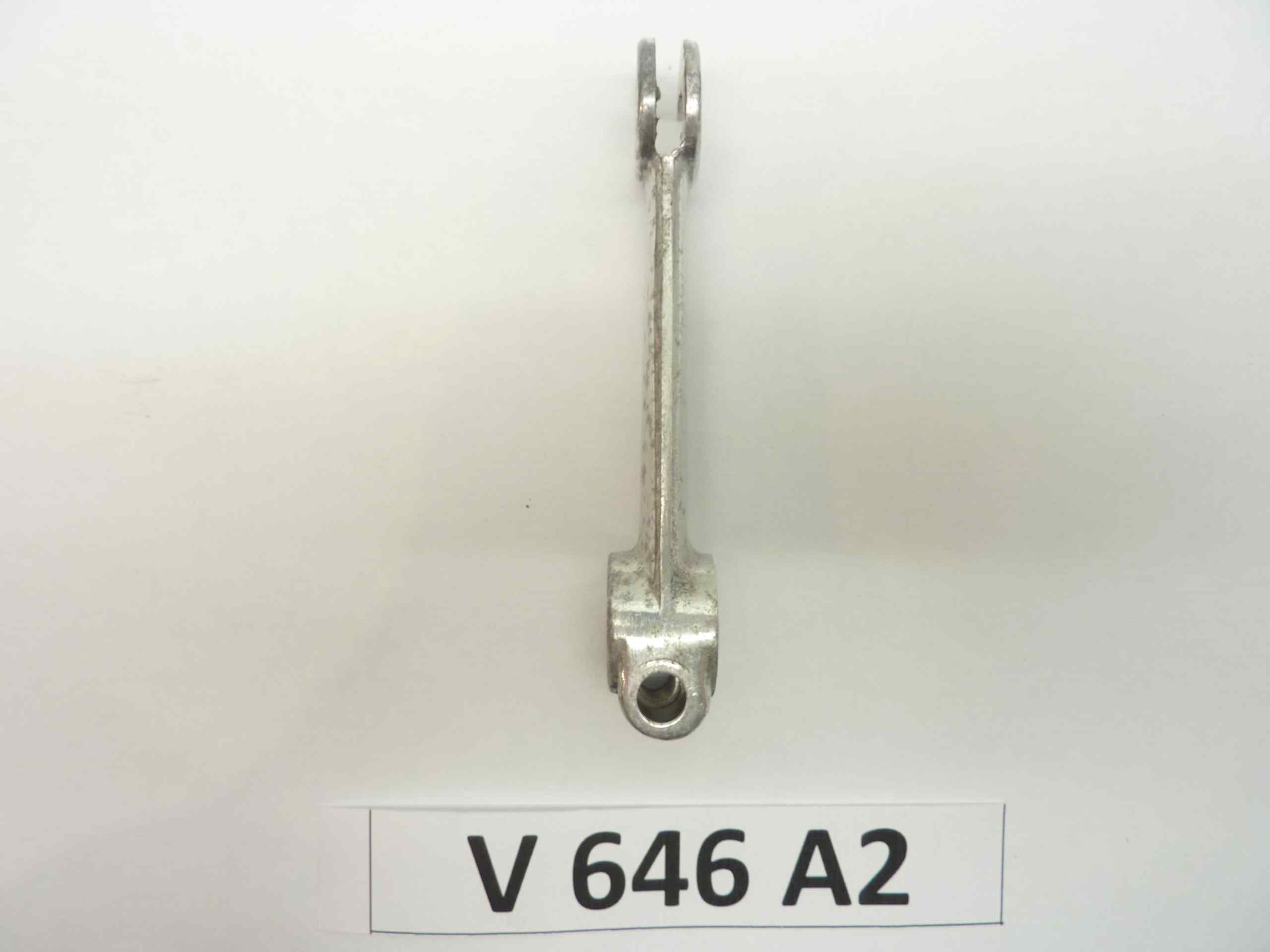 leva comando camma freno mozzo moto epoca vari modelli lungh mm 96 - diam millerighe mm 16,3 nuovo fondo di magazzino - immagine 2