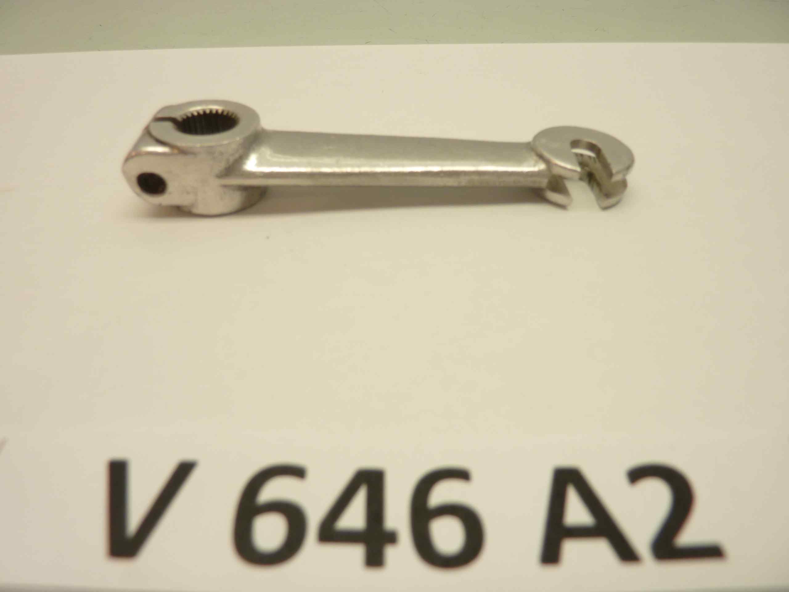 leva comando camma freno mozzo moto epoca vari modelli lungh mm 96 - diam millerighe mm 16,3 nuovo fondo di magazzino - immagine 3