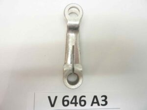 leva comando camma freno mozzo moto epoca vari modelli lungh mm 89 - diam millerighe mm 11,2- interasse fori mm 69 nuovo fondo di magazzino