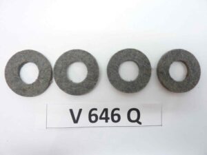 feltro mozzo guarnizione tenuta grasso 4 pz Amadori Grimeca Campagnolo universale diam est mm 38 diam int mm 19 spess mm 5 nuovo fondo di magazzino
