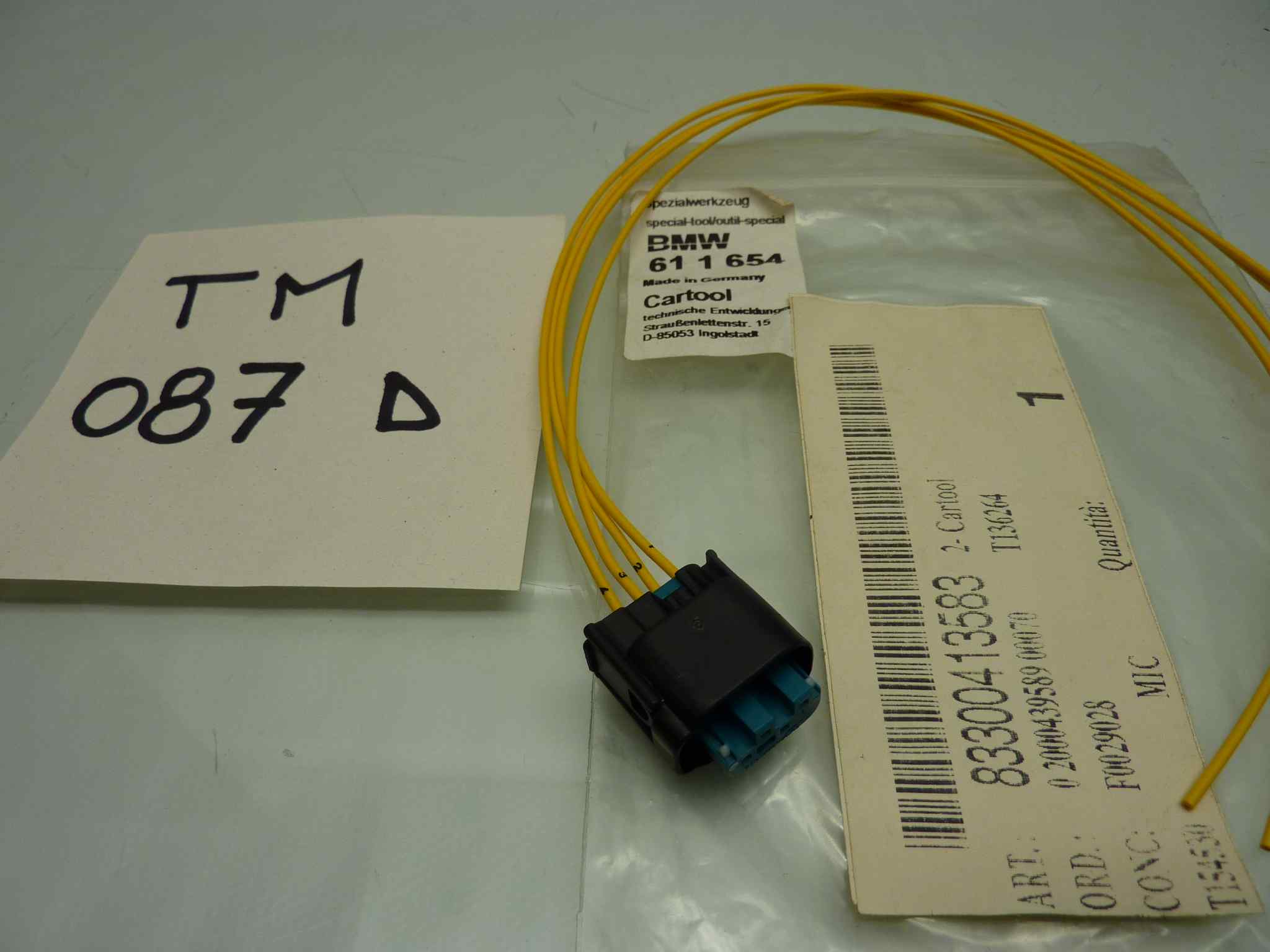 BMW C1 Cavo connettore spinotto cod 611654 83300413583
