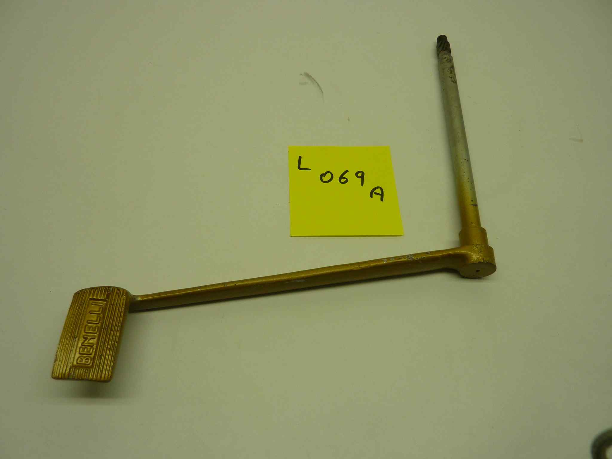 BENELLI MODELLI VARI comando leva pedale freno MOTOBI oro - immagine 2