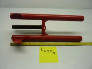 BENELLI MINIBIKE forcella anteriore senza steli nuova ROSSA da riverniciare