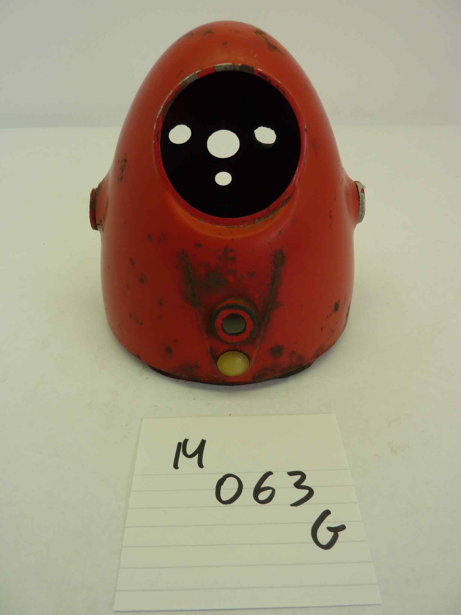 GILERA 98 124 150 calotta faro guscio anteriore colore rosso