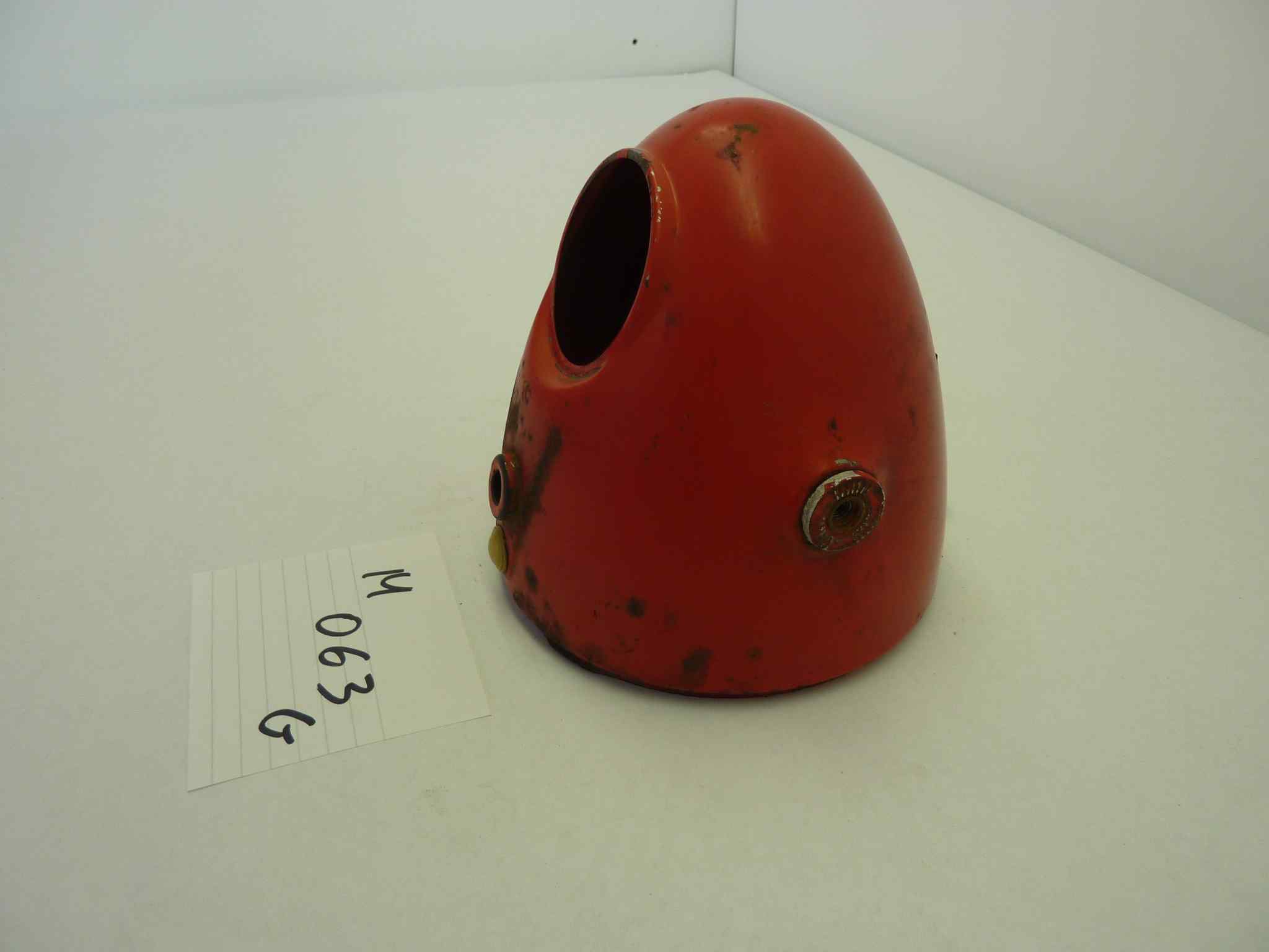 GILERA 98 124 150 calotta faro guscio anteriore colore rosso - immagine 2