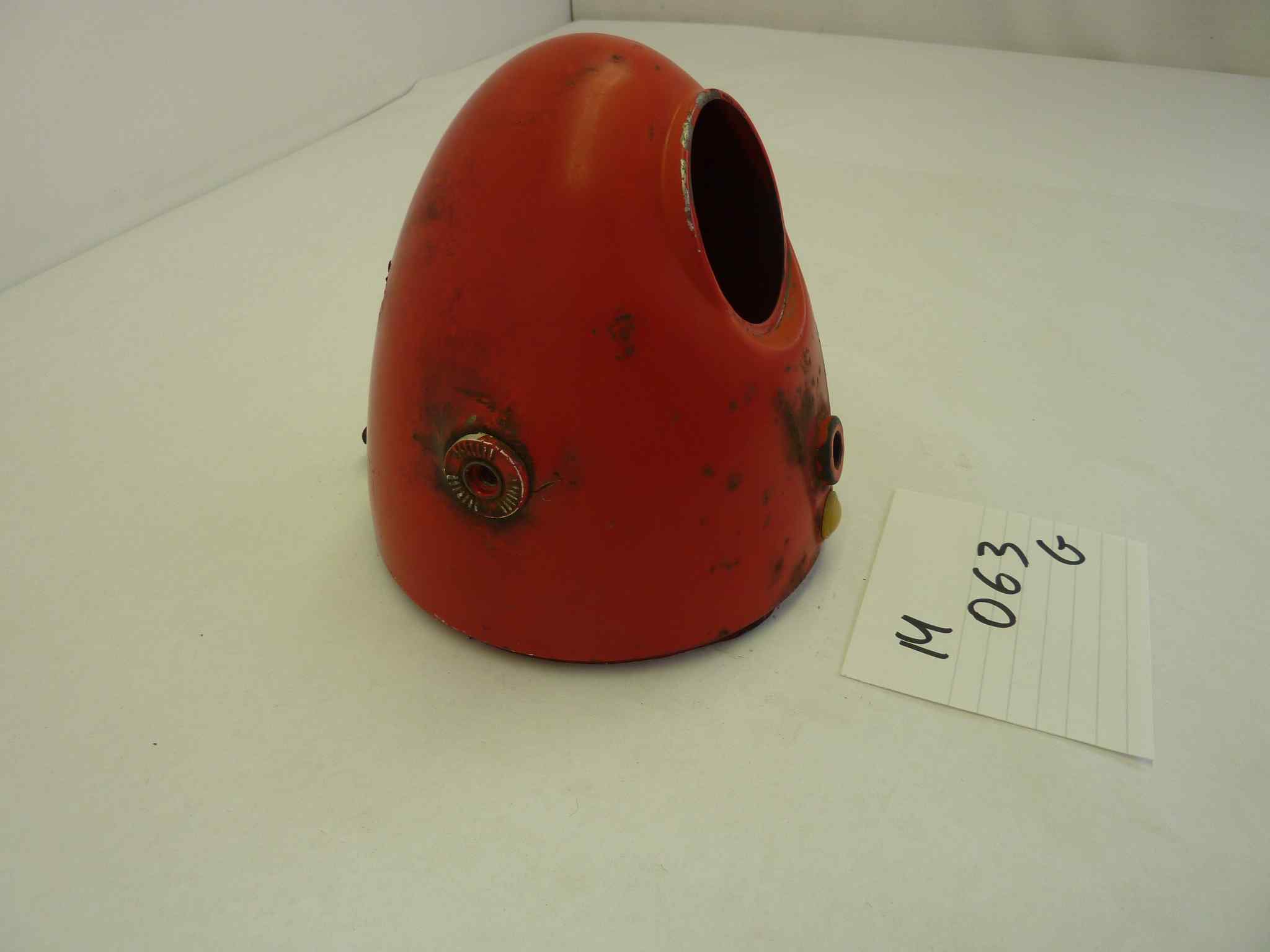 GILERA 98 124 150 calotta faro guscio anteriore colore rosso - immagine 3
