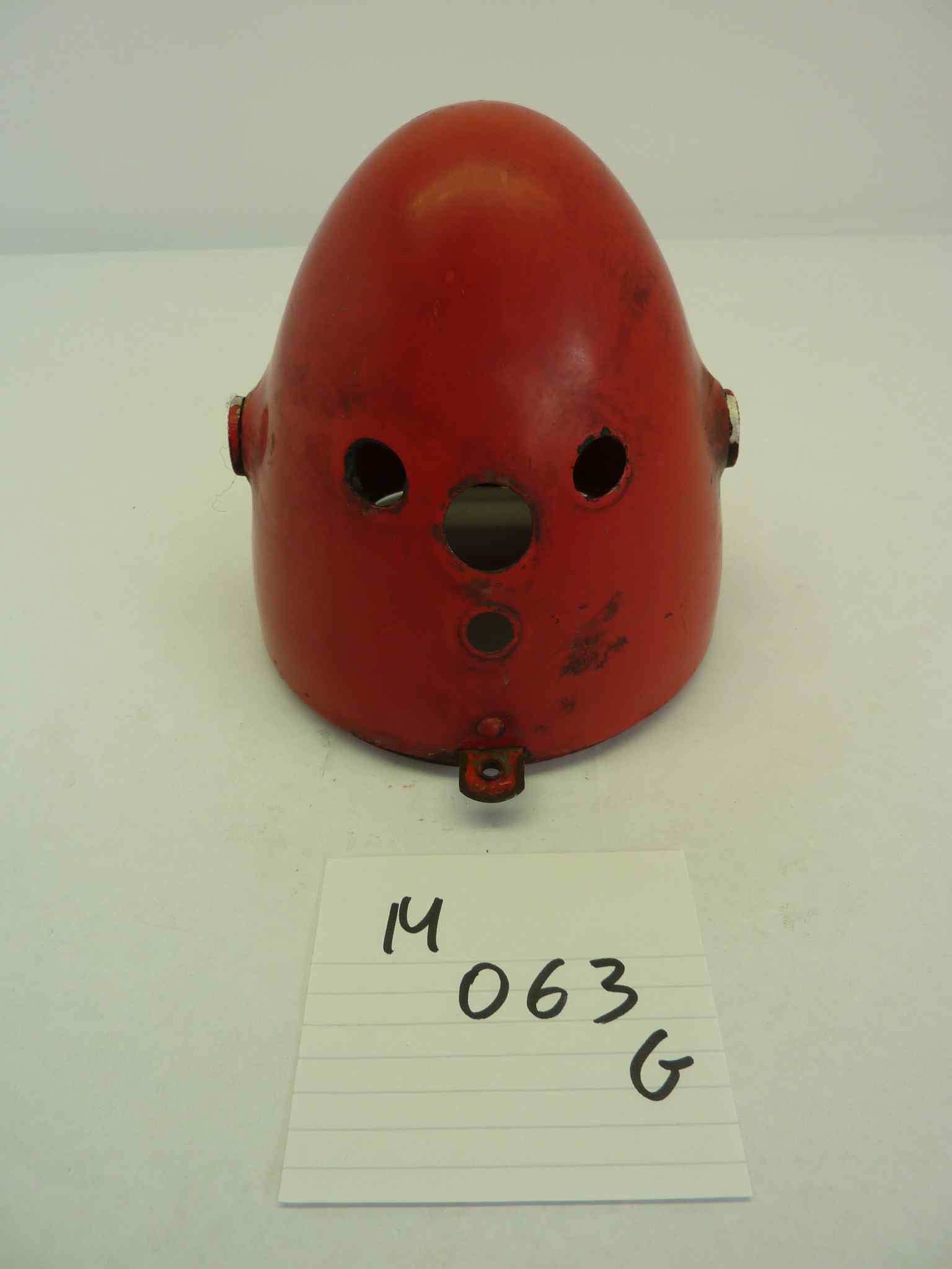 GILERA 98 124 150 calotta faro guscio anteriore colore rosso - immagine 4
