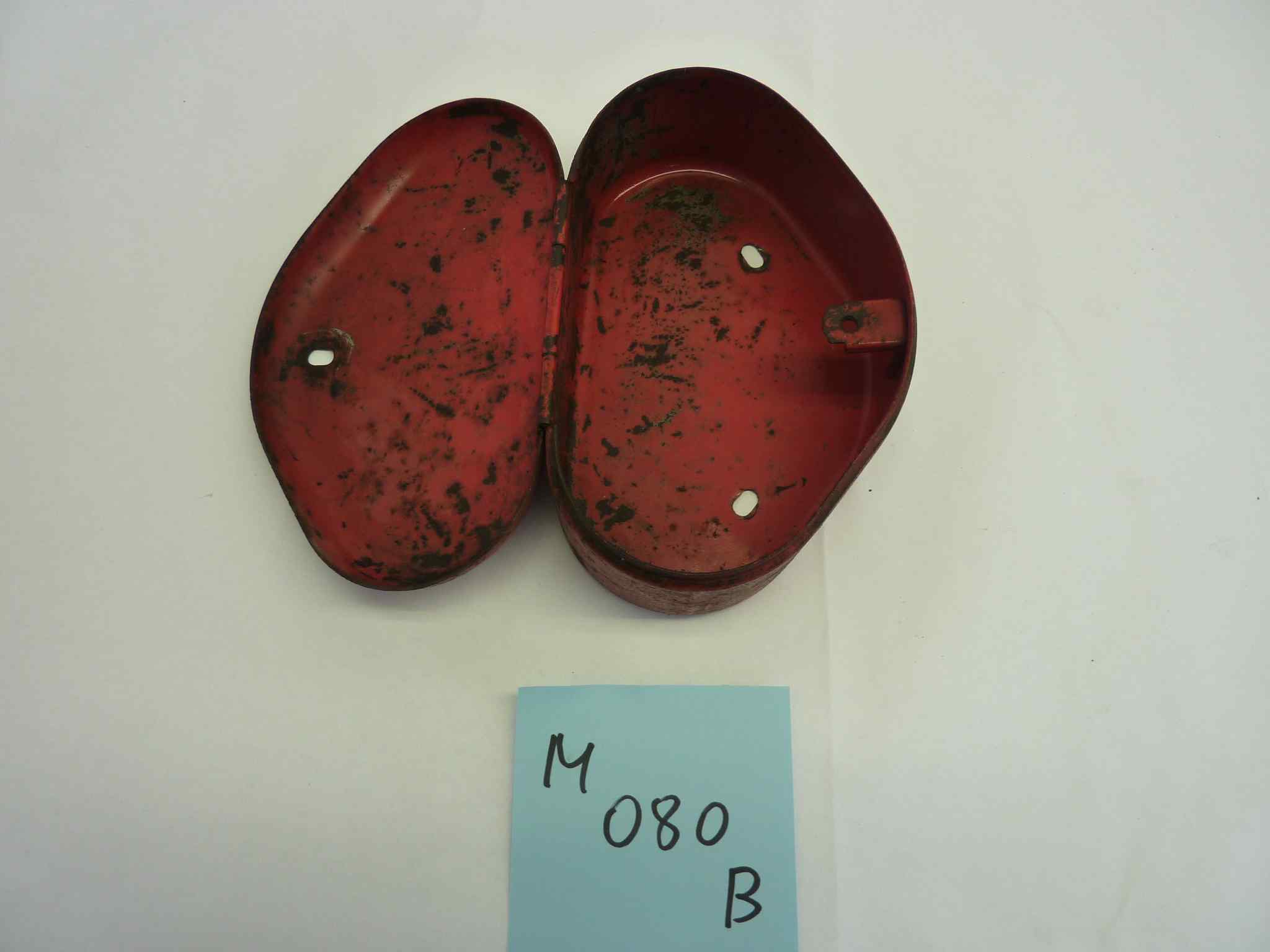 GILERA 124 5V bauletto porta oggetti portaoggeti attrezzi rosso destro o sinisto - immagine 4